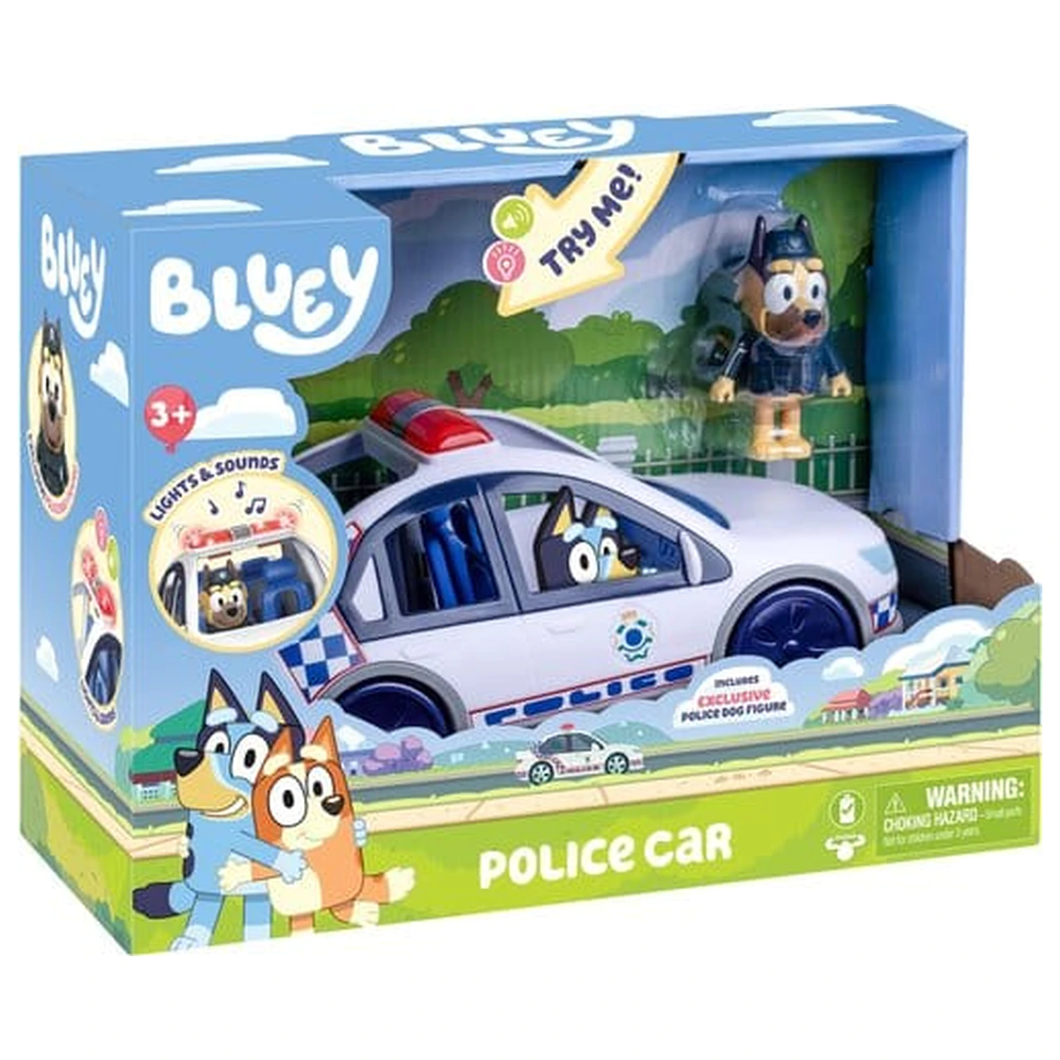 Bluey vozidlo Policejní auto fotografii produktu