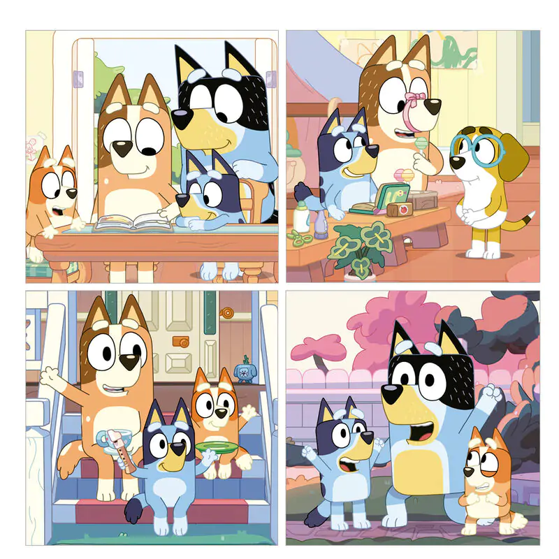 Bluey kufříkové puzzle 12-16-20-25 dílků fotografii produktu