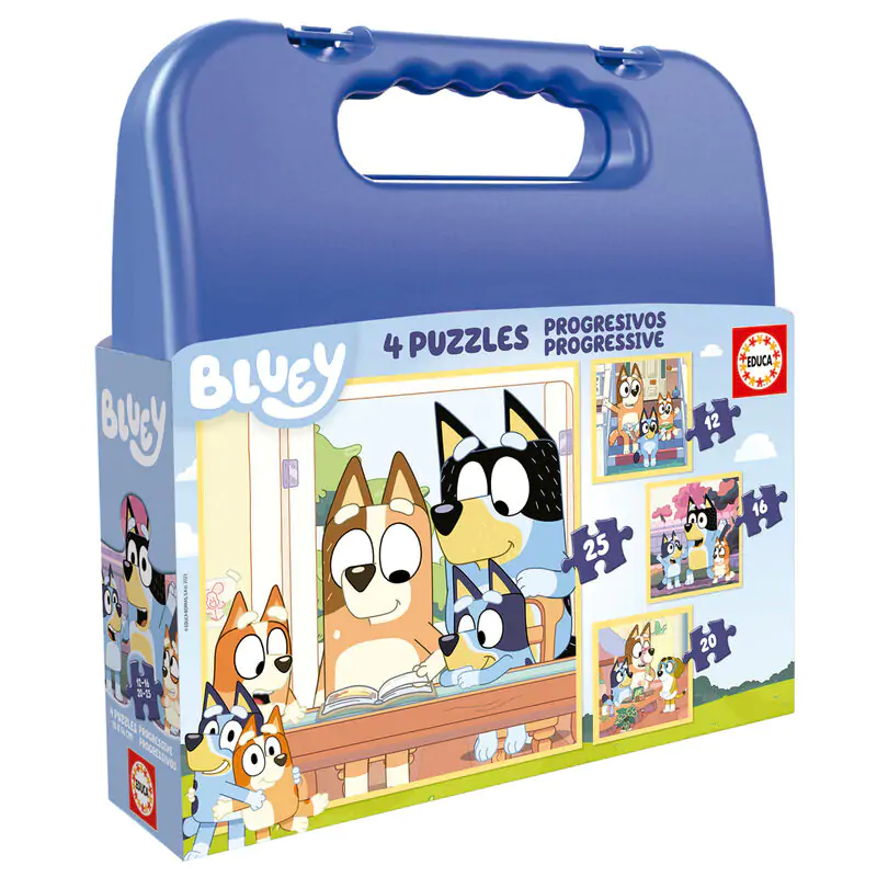 Bluey kufříkové puzzle 12-16-20-25 dílků fotografii produktu