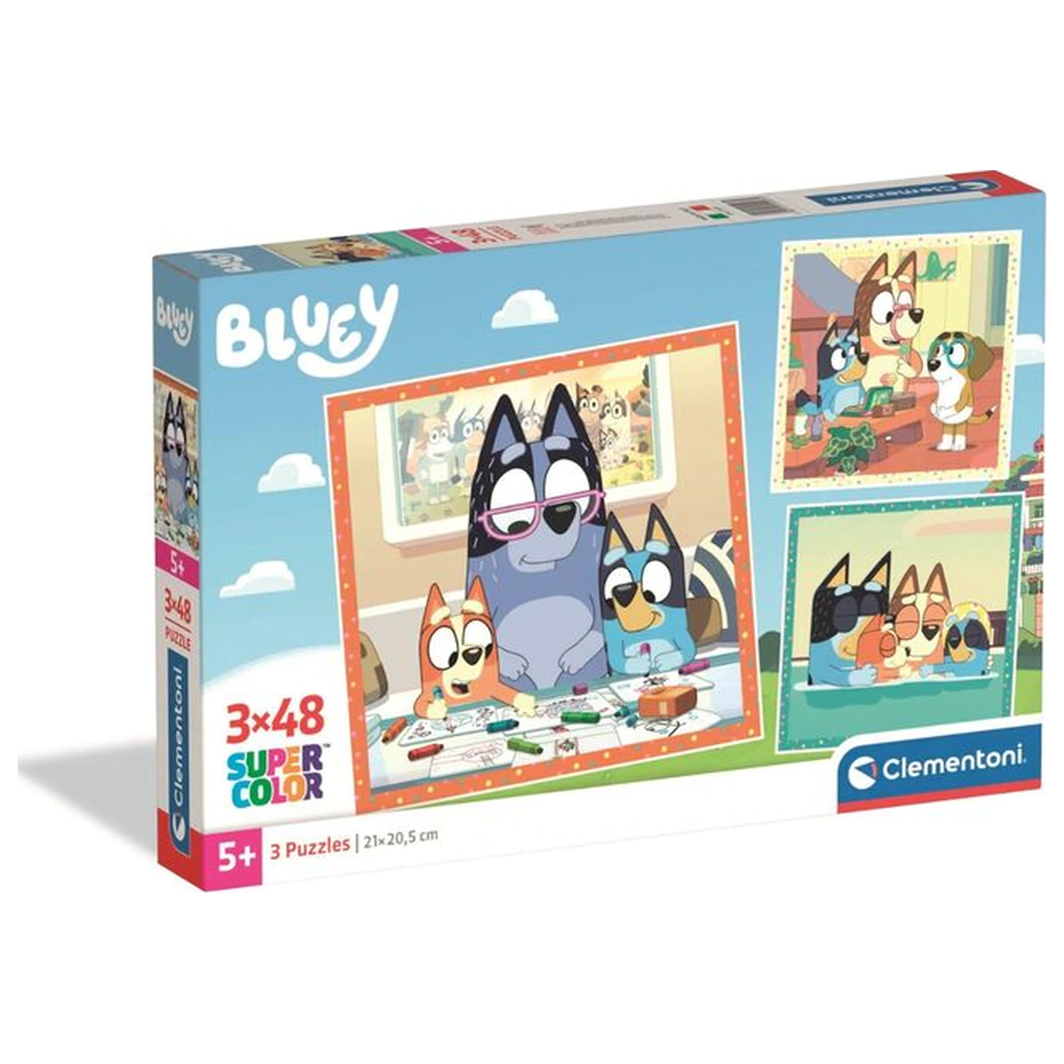Bluey puzzle 3x48 ks fotografii produktu