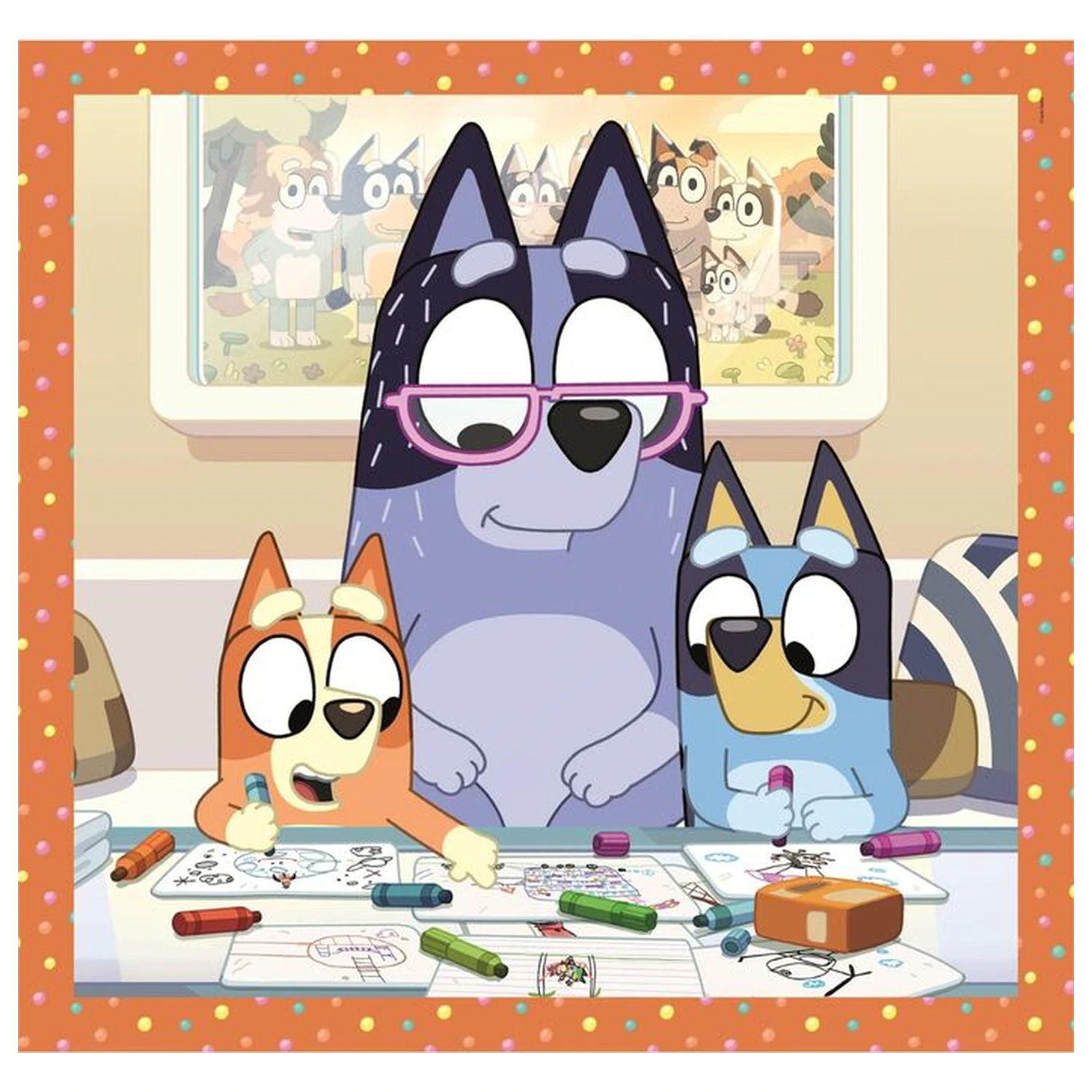 Bluey puzzle 3x48 ks fotografii produktu