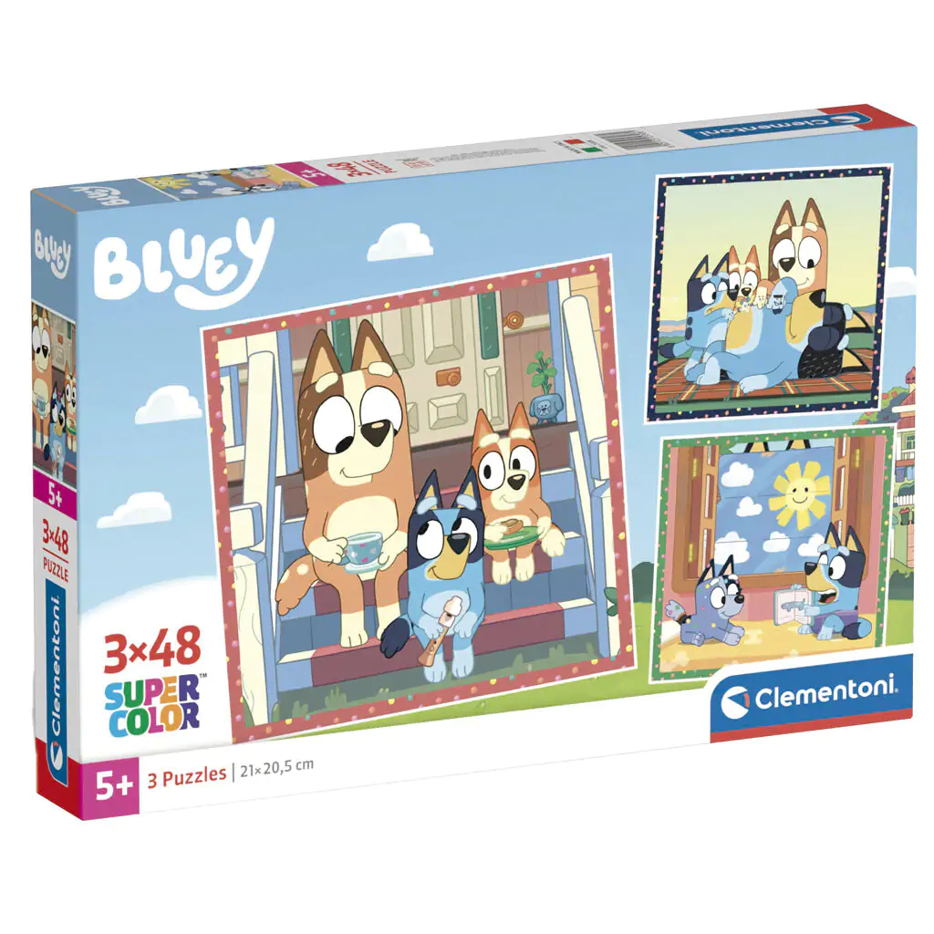 Bluey puzzle 3x48 dílků fotografii produktu