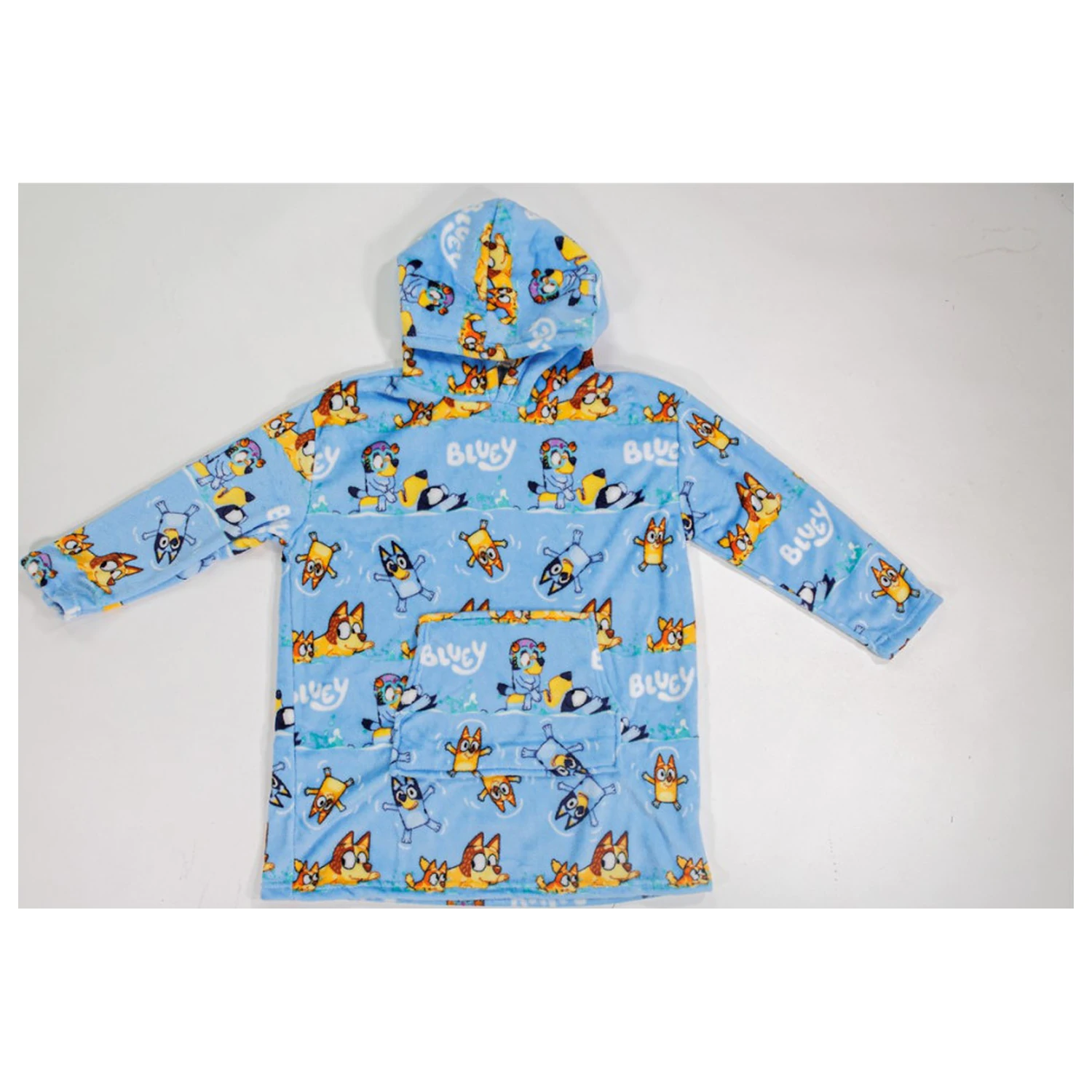 Bluey Seaside nositelná plyšová fleecová deka poncho pro 3-6 let fotografii produktu