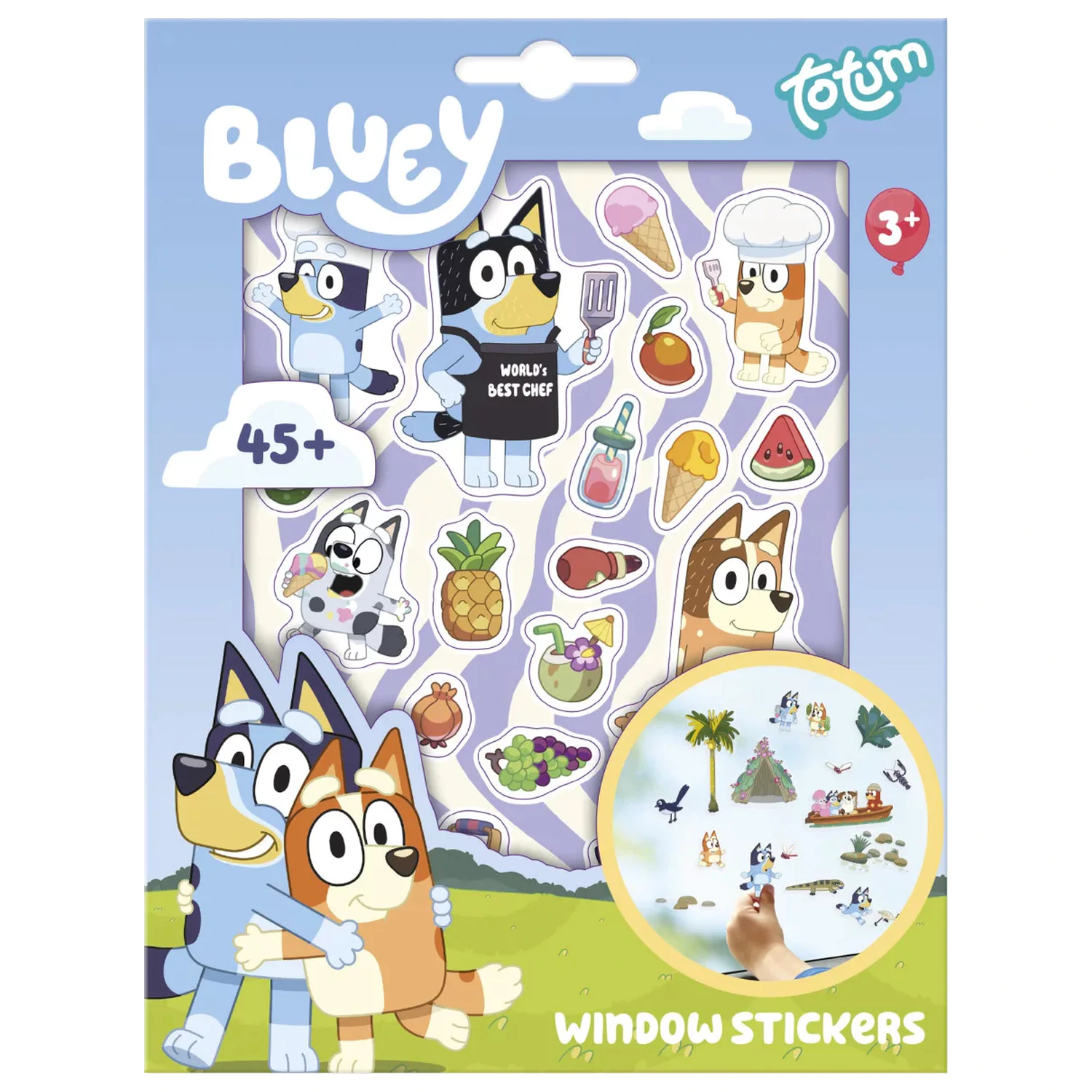 Bluey Letní okenní přilnavá sada fotografii produktu