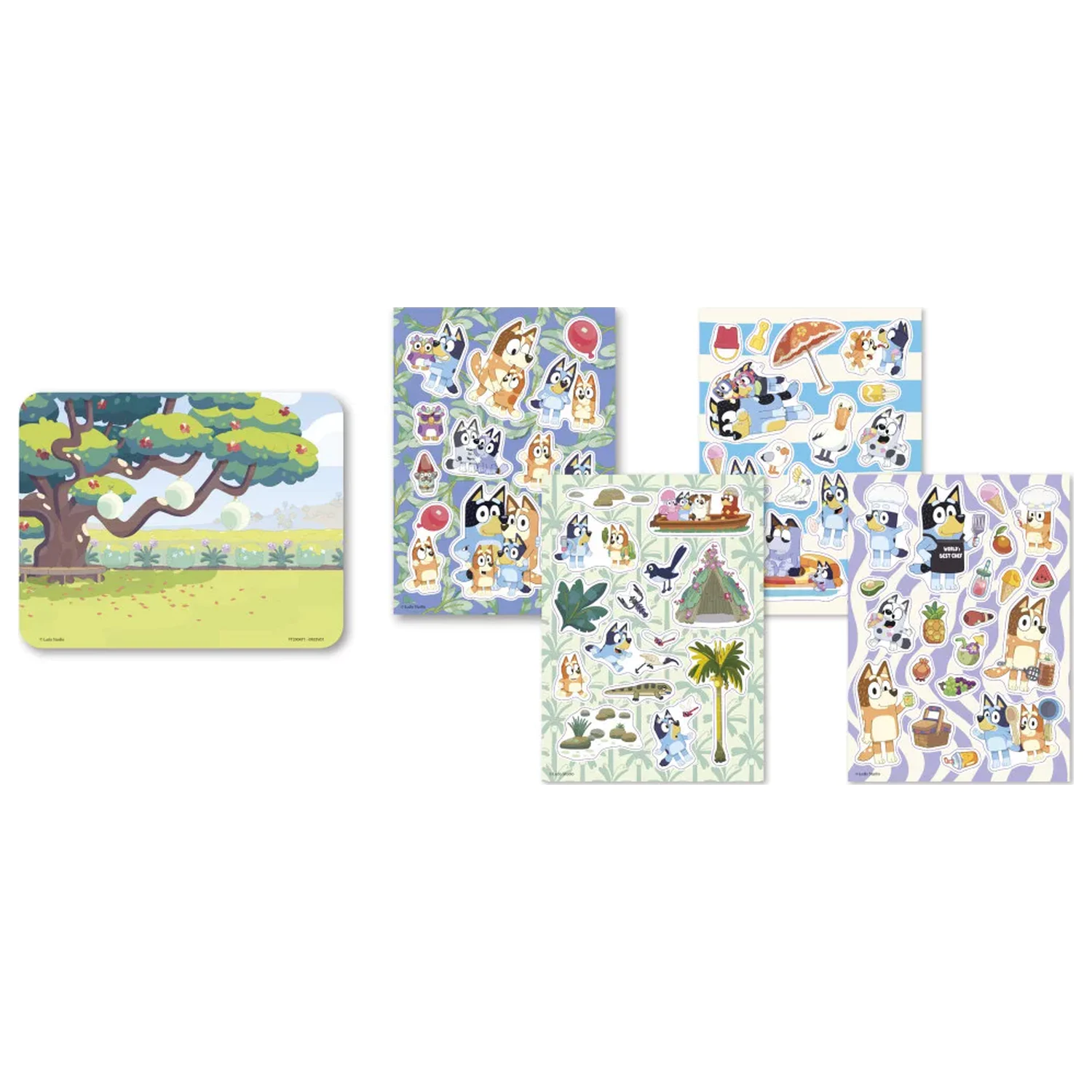 Bluey Letní okenní přilnavá sada fotografii produktu