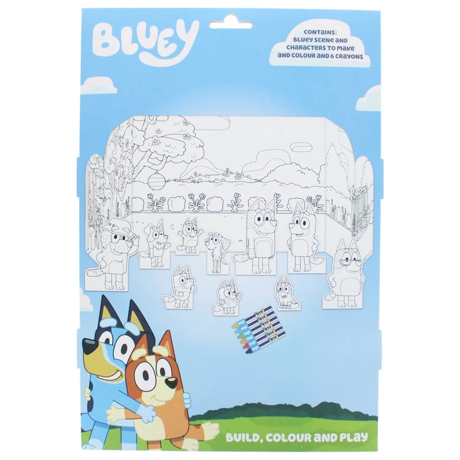 Bluey omalovánky a sada herního světa fotografii produktu