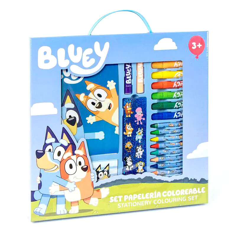 Bluey omalovánkový papírenský set fotografii produktu