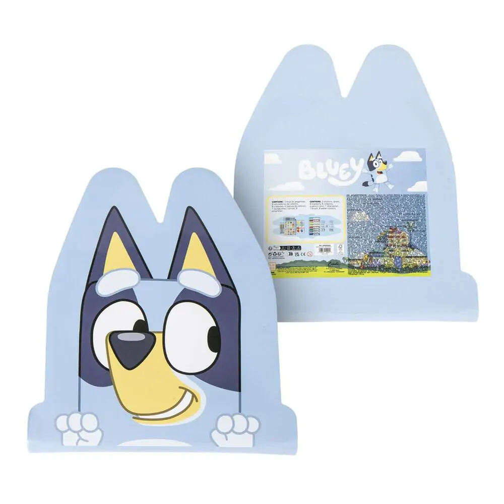 Bluey sada psacích potřeb k vybarvování fotografii produktu