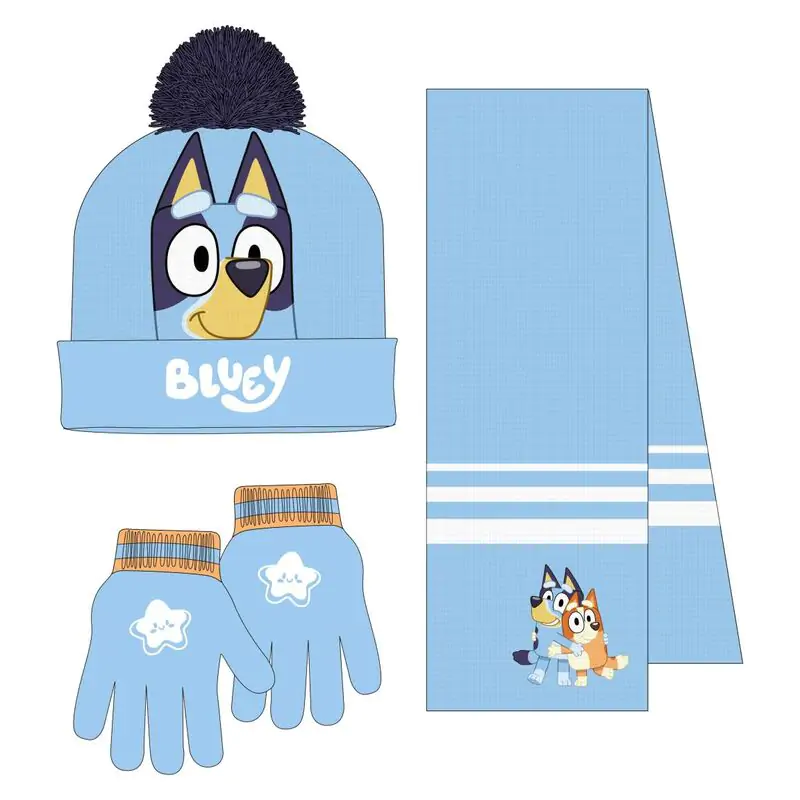 Bluey zimní set šátek-kukla a rukavice fotografii produktu