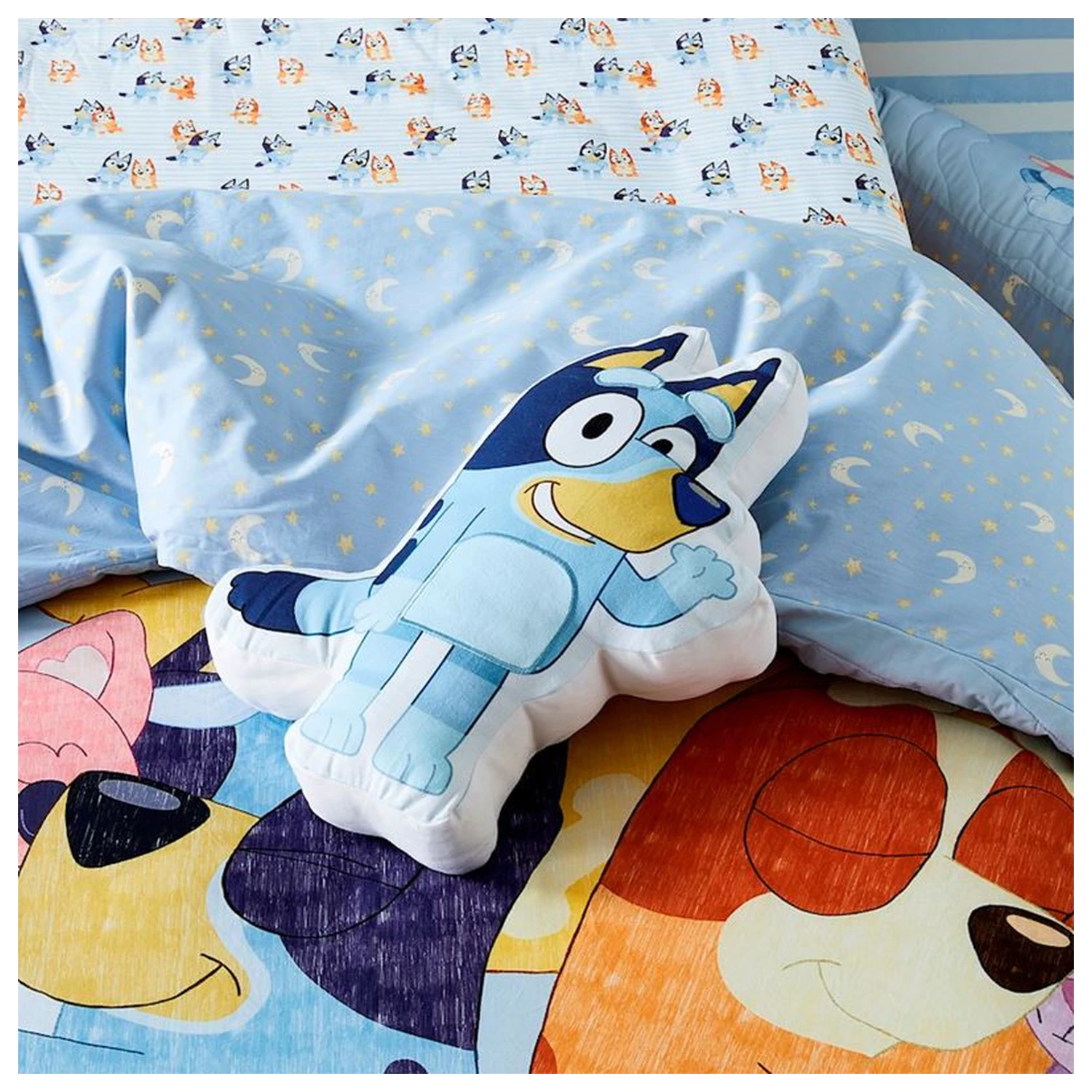 Bluey Tvarovaný polštář ve tvaru vlny, dekorační polštář 21x31 cm fotografii produktu