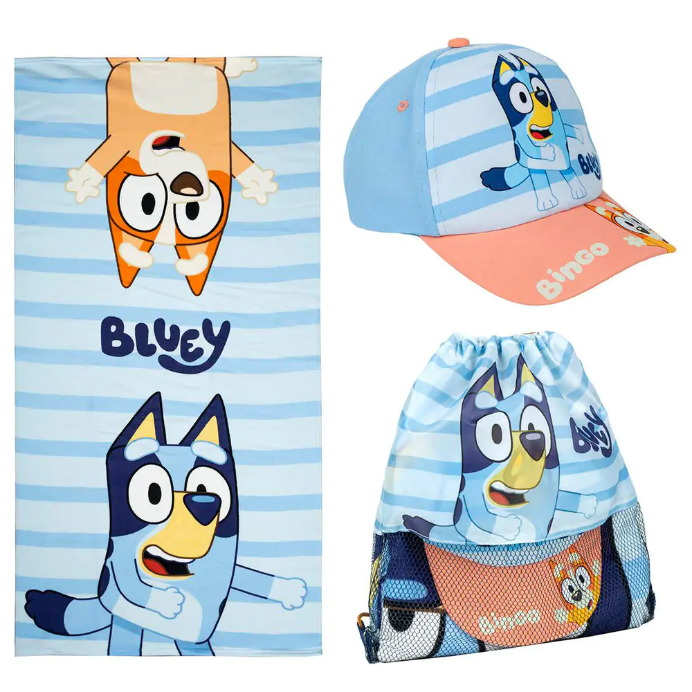 Bluey sada: ručník, taška do tělocvičny a kšiltovka fotografii produktu