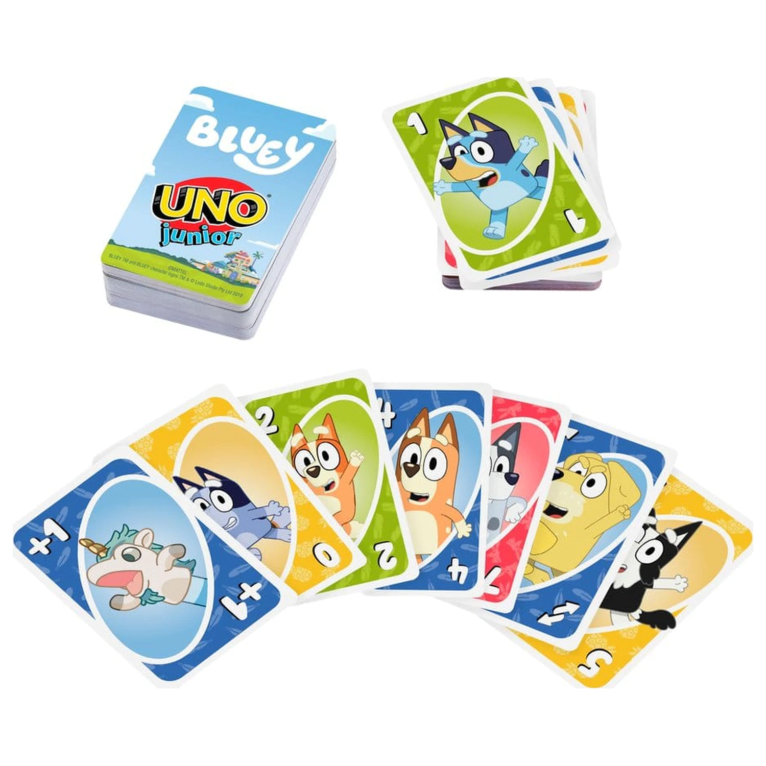 Bluey UNO Junior Karetní hra fotografii produktu