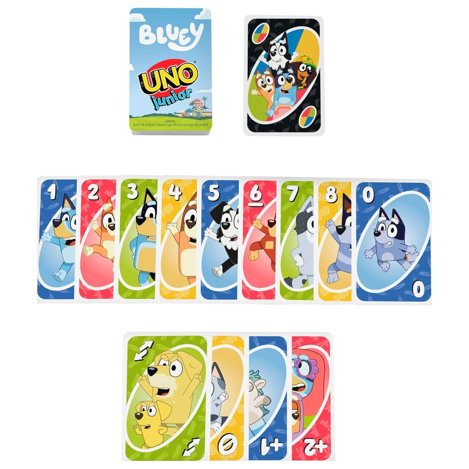 Bluey UNO Junior Karetní hra fotografii produktu