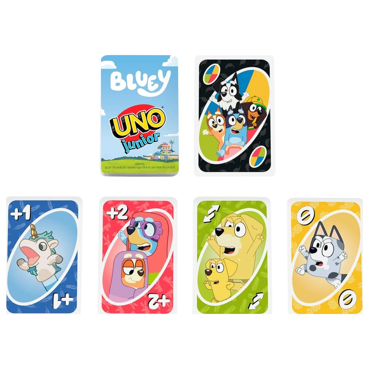 Bluey UNO Junior Karetní hra fotografii produktu