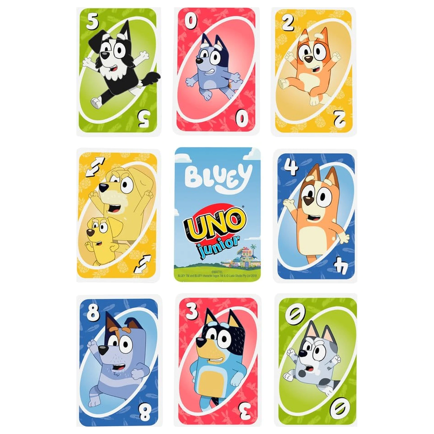 Bluey UNO Junior Karetní hra fotografii produktu