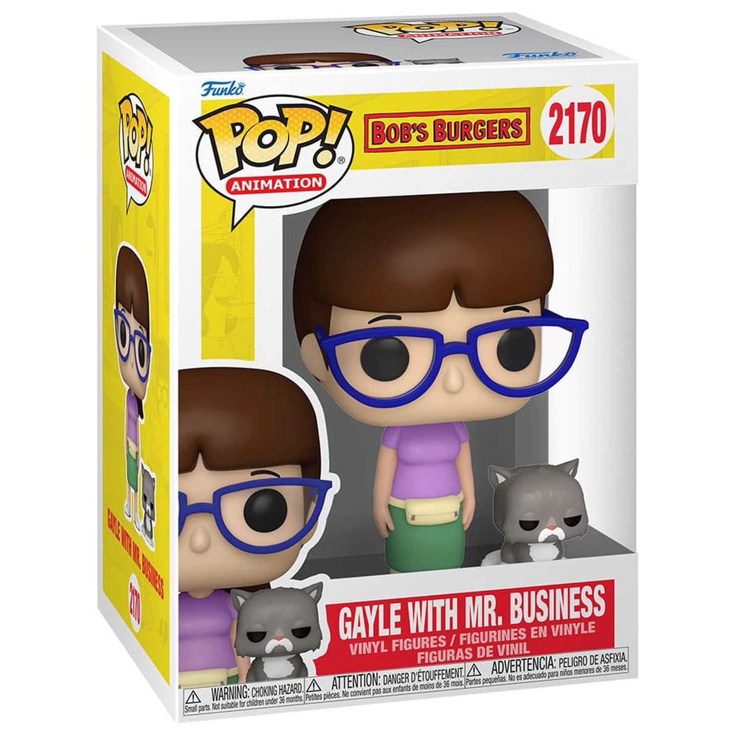 Bob's Burgers Funko POP!&Buddy TV Vinylová figurka Gayle s Mr. Business 9 cm fotografii produktu