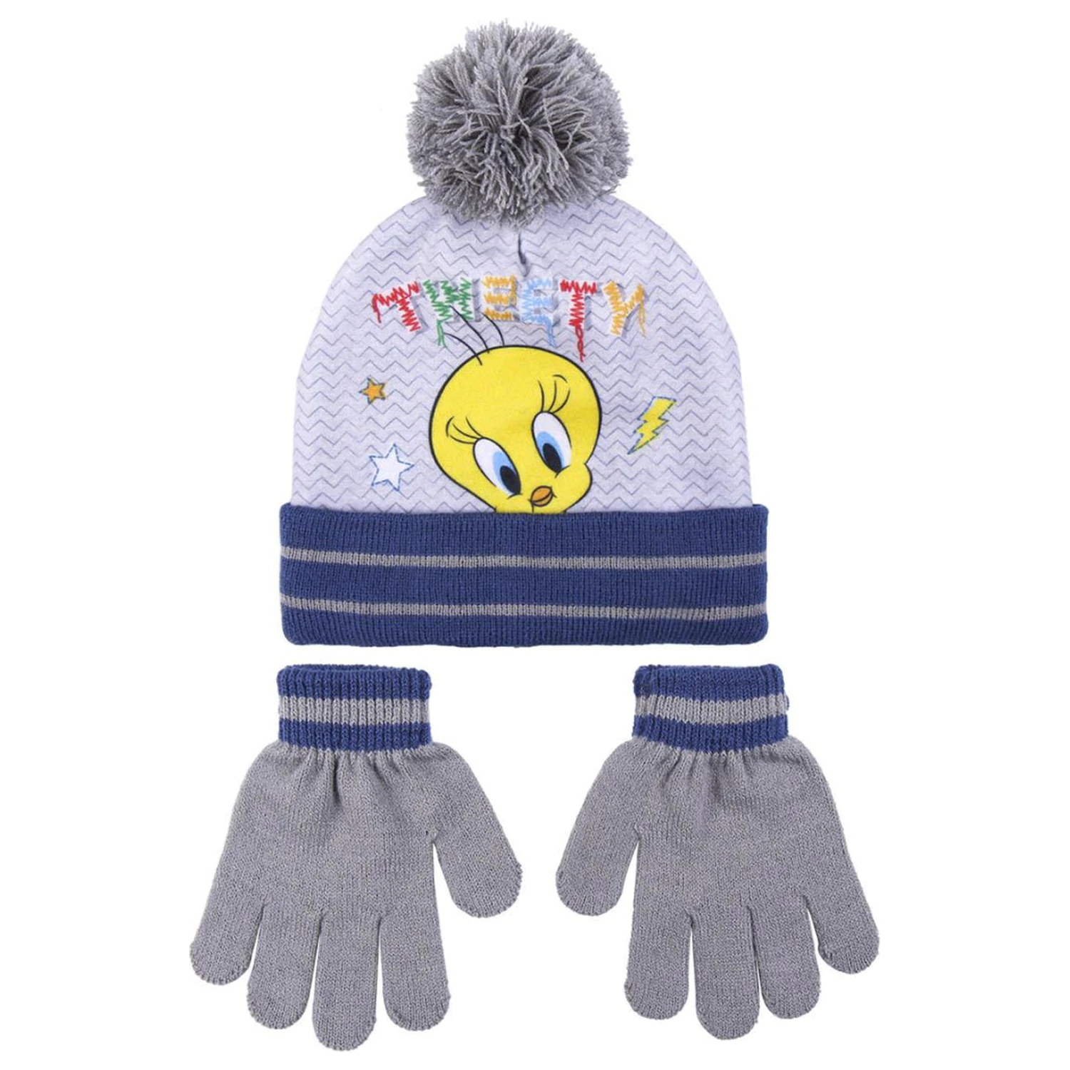 Looney Tunes Tweety Dětská čepice + rukavice sada fotografii produktu