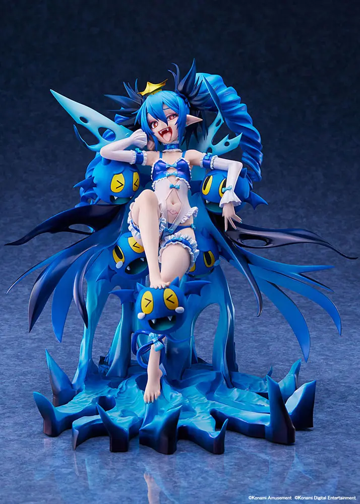 Bombergirl PVC socha 1/7 Aqua Lewysia Aquablue Vampire Negligee Ver. 25 cm fotografii produktu