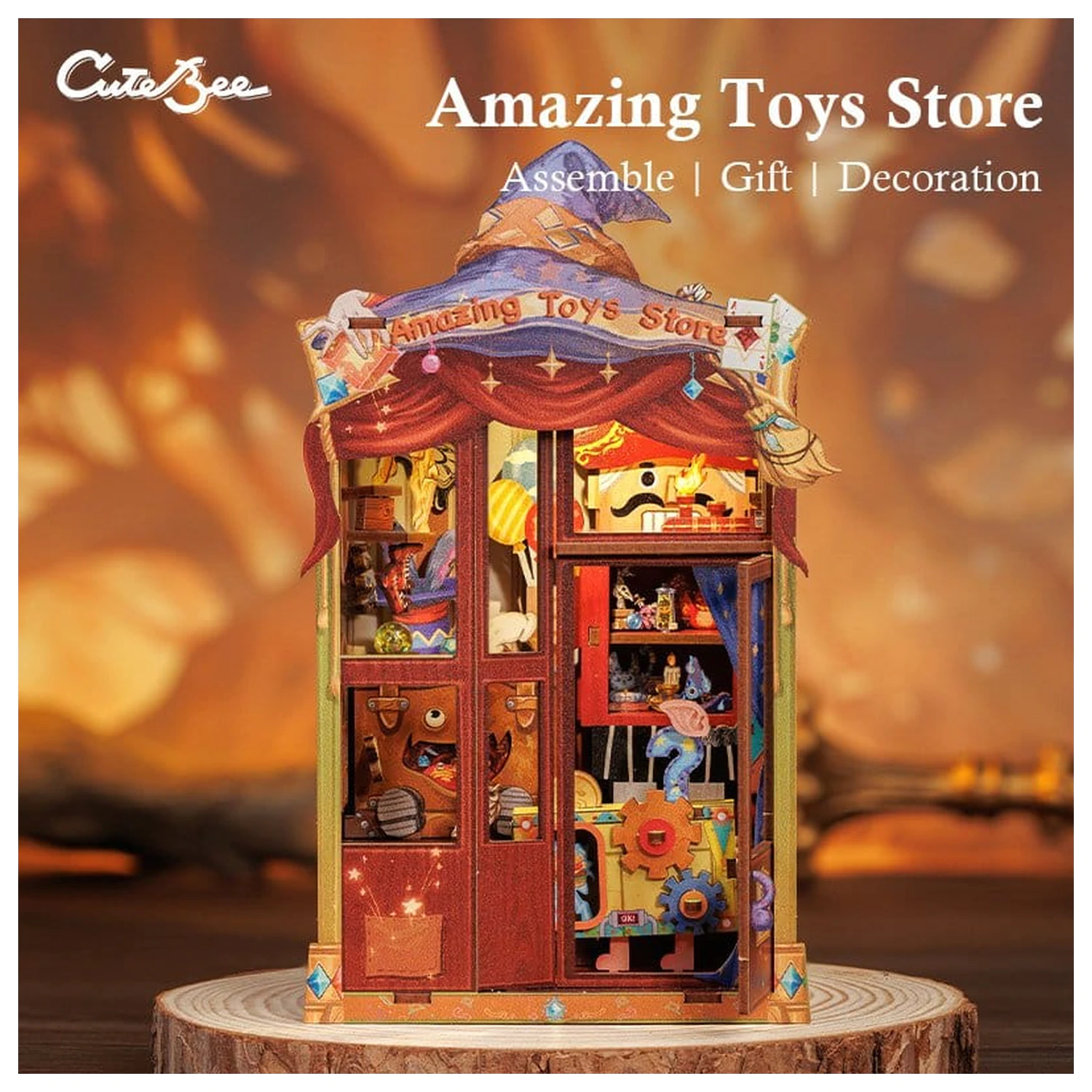 Book Nook Amazing Toy Store 17 x 12 cm fotografii produktu