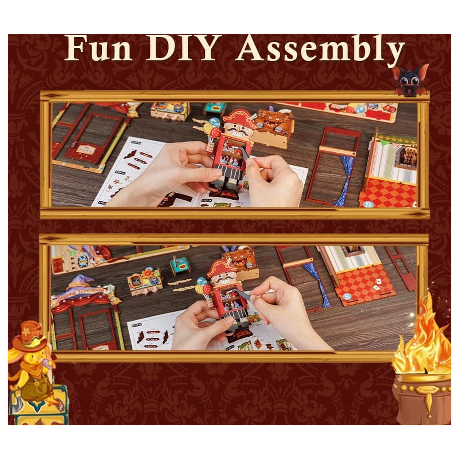 Book Nook Amazing Toy Store 17 x 12 cm fotografii produktu