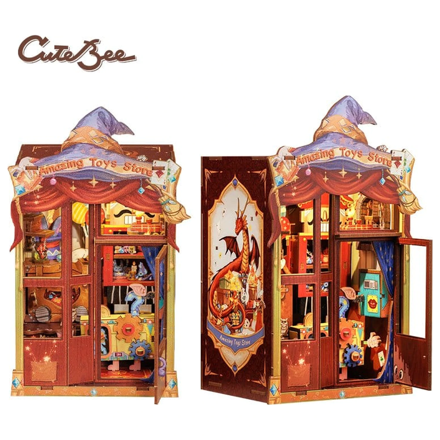 Book Nook Amazing Toy Store 17 x 12 cm fotografii produktu