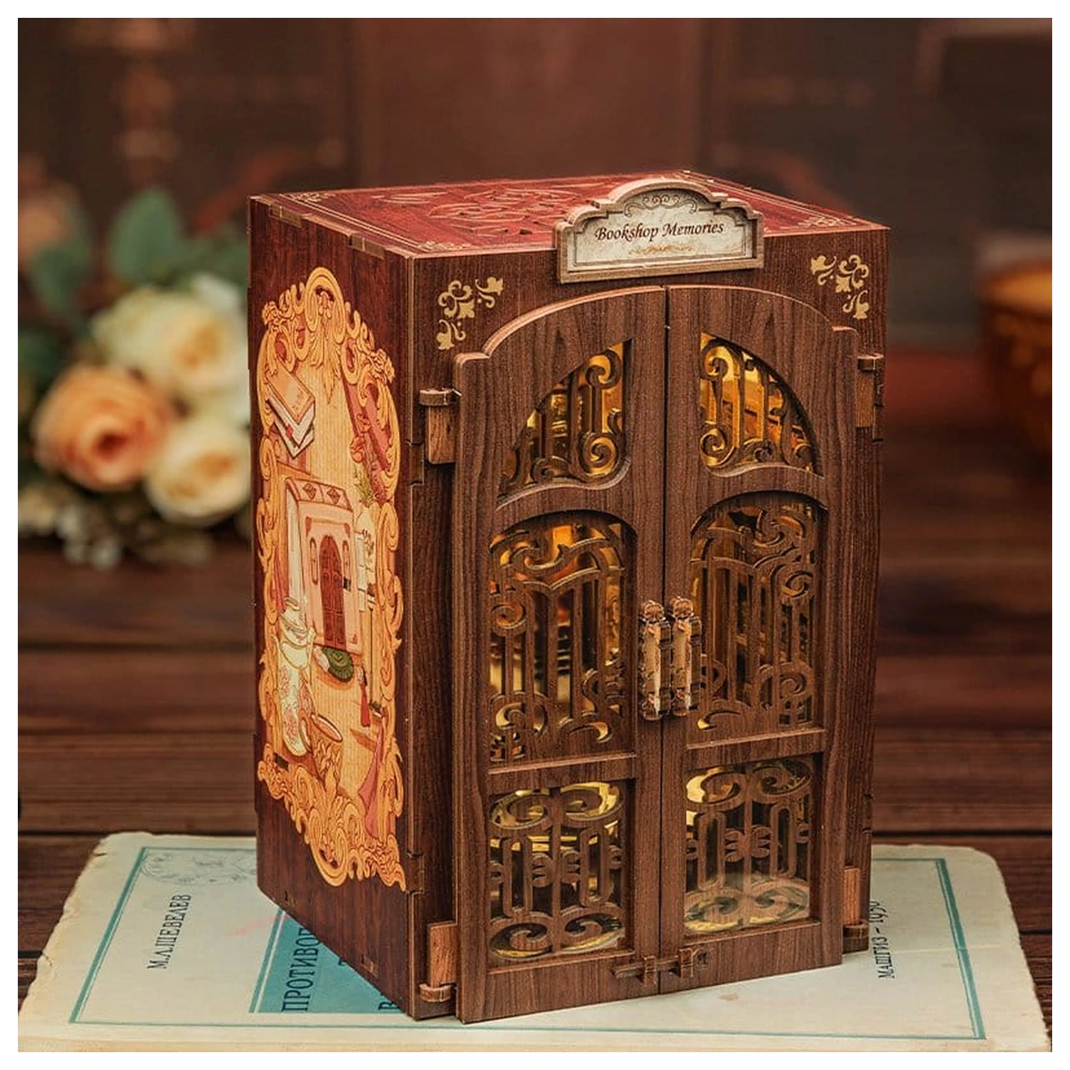 Book Nook Bookshop Memories 17 x 10 cm fotografii produktu