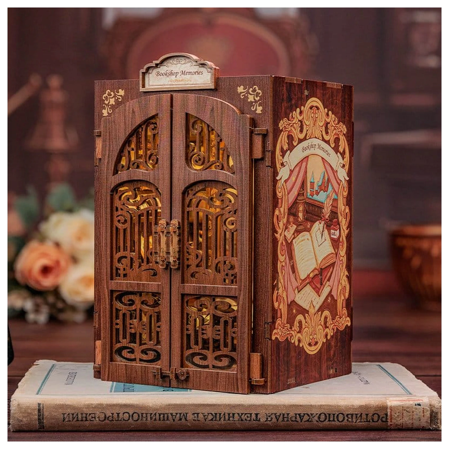 Book Nook Bookshop Memories 17 x 10 cm fotografii produktu