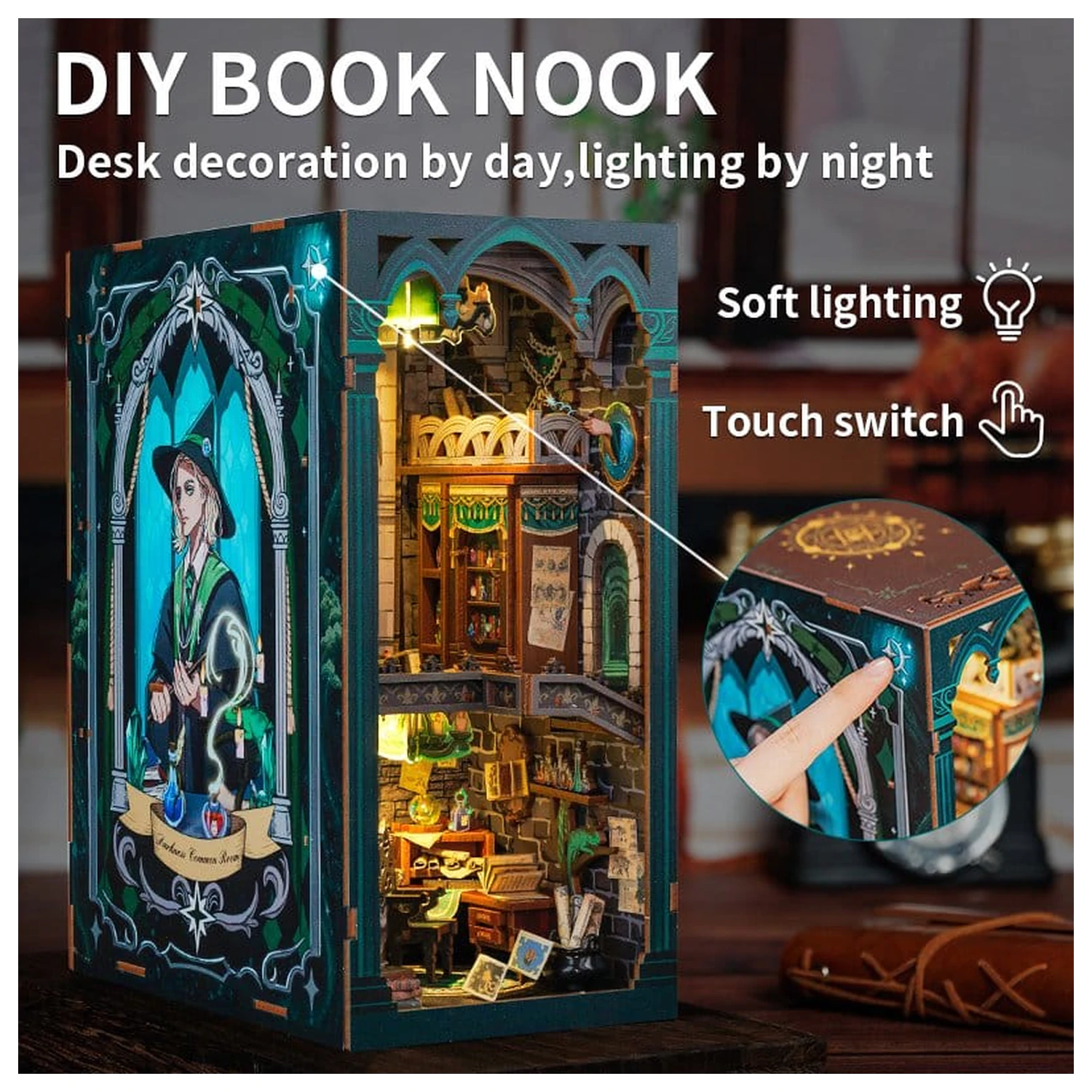 Book Nook Darkness Common Room 23 x 11 cm fotografii produktu