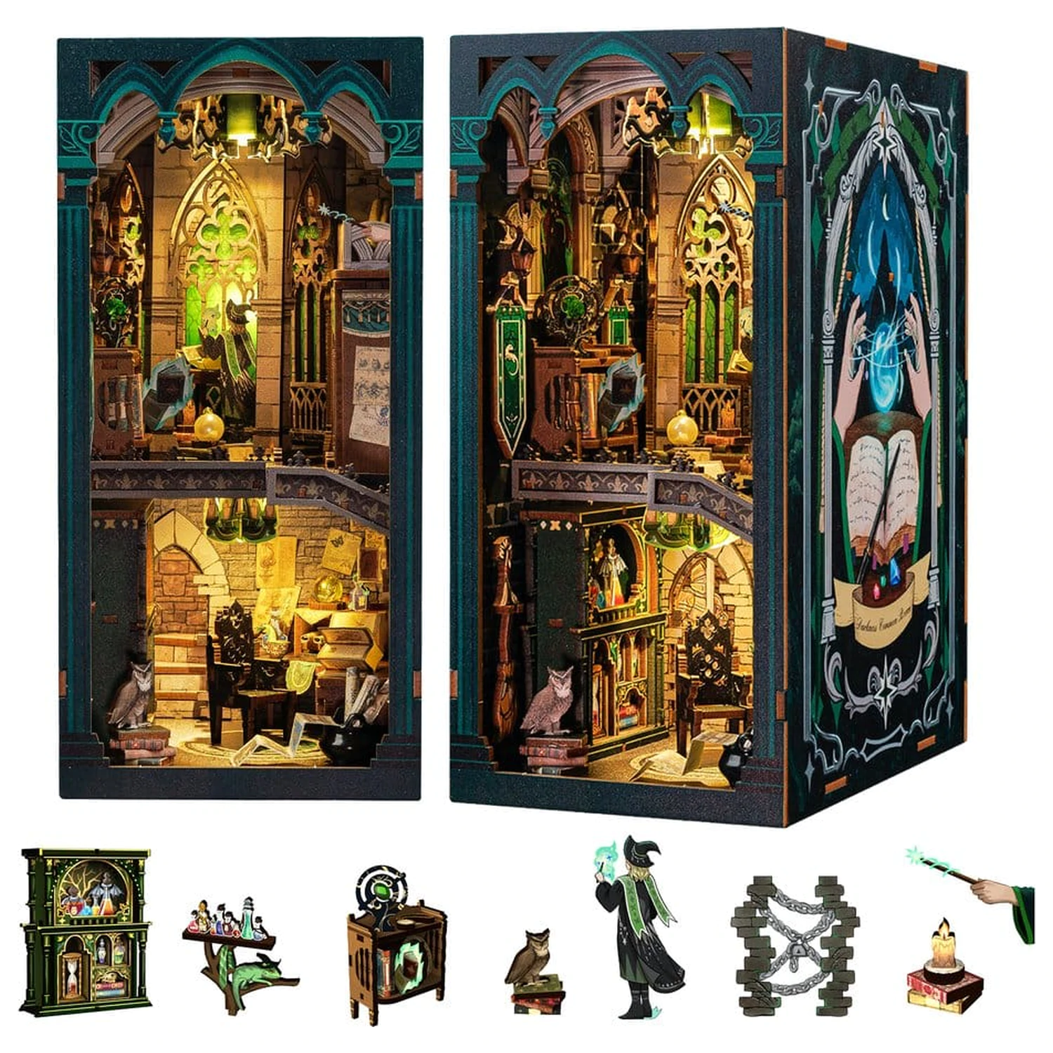 Book Nook Darkness Common Room 23 x 11 cm fotografii produktu