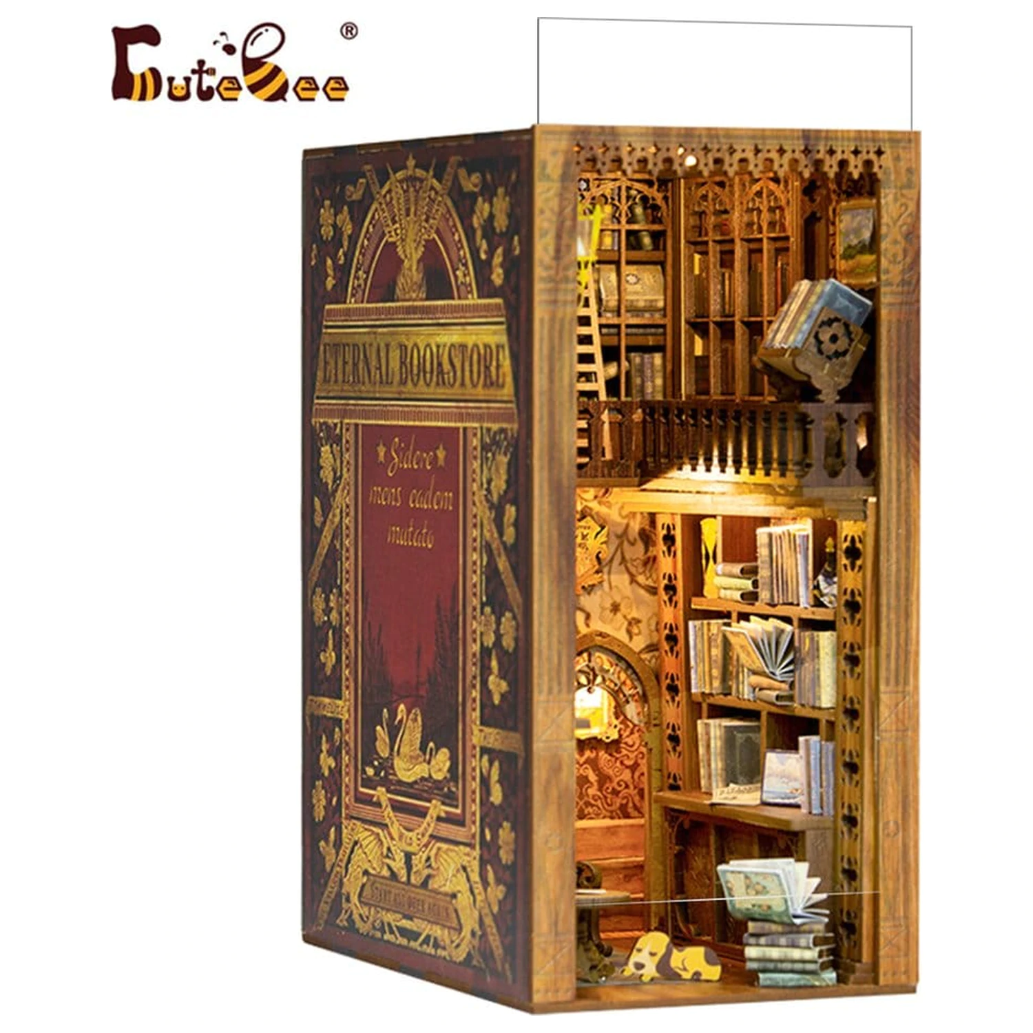 Book Nook Eternal Bookstore 23 x 11 cm fotografii produktu