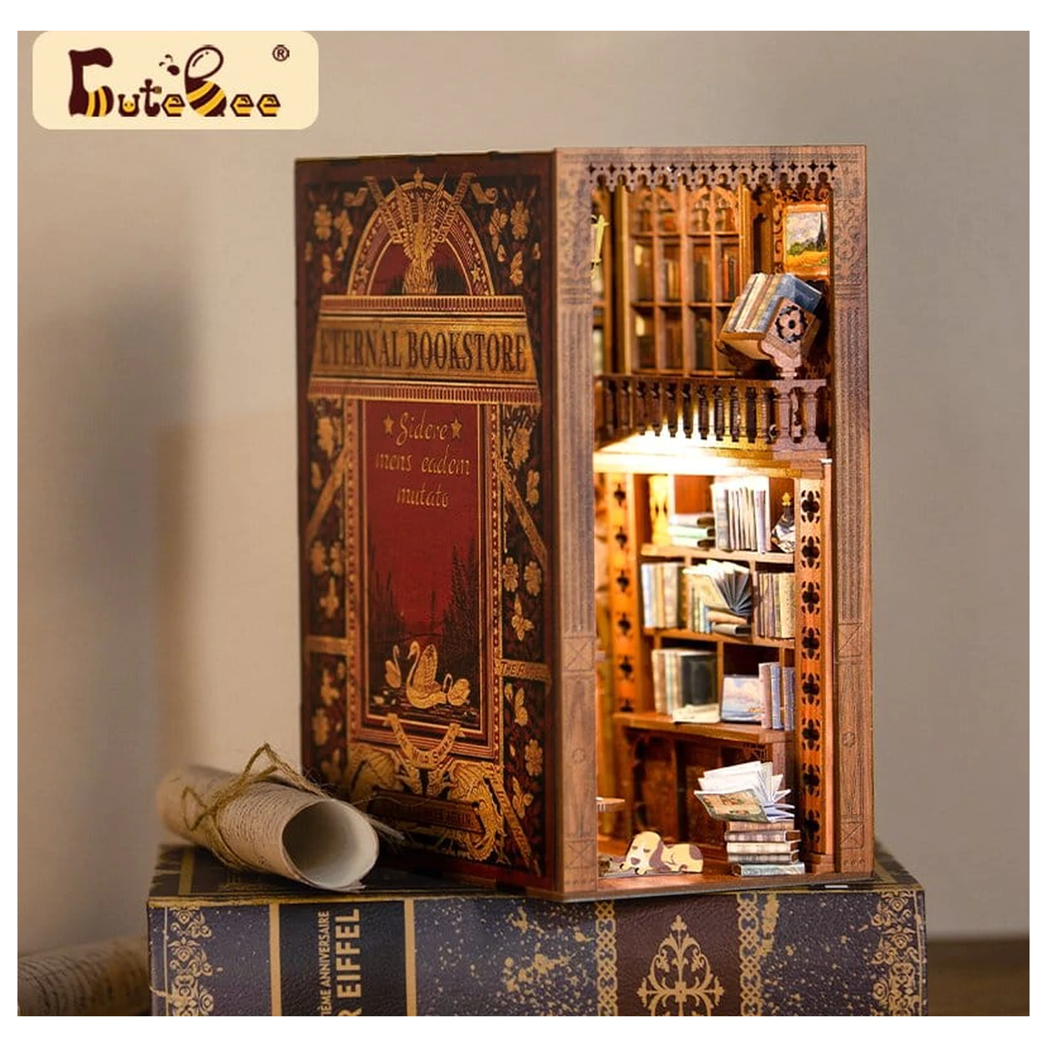 Book Nook Eternal Bookstore 23 x 11 cm fotografii produktu