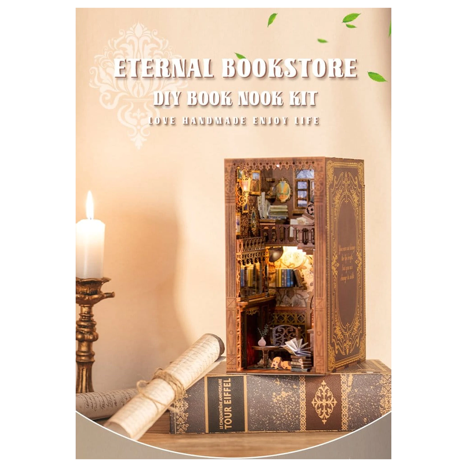 Book Nook Eternal Bookstore 23 x 11 cm fotografii produktu