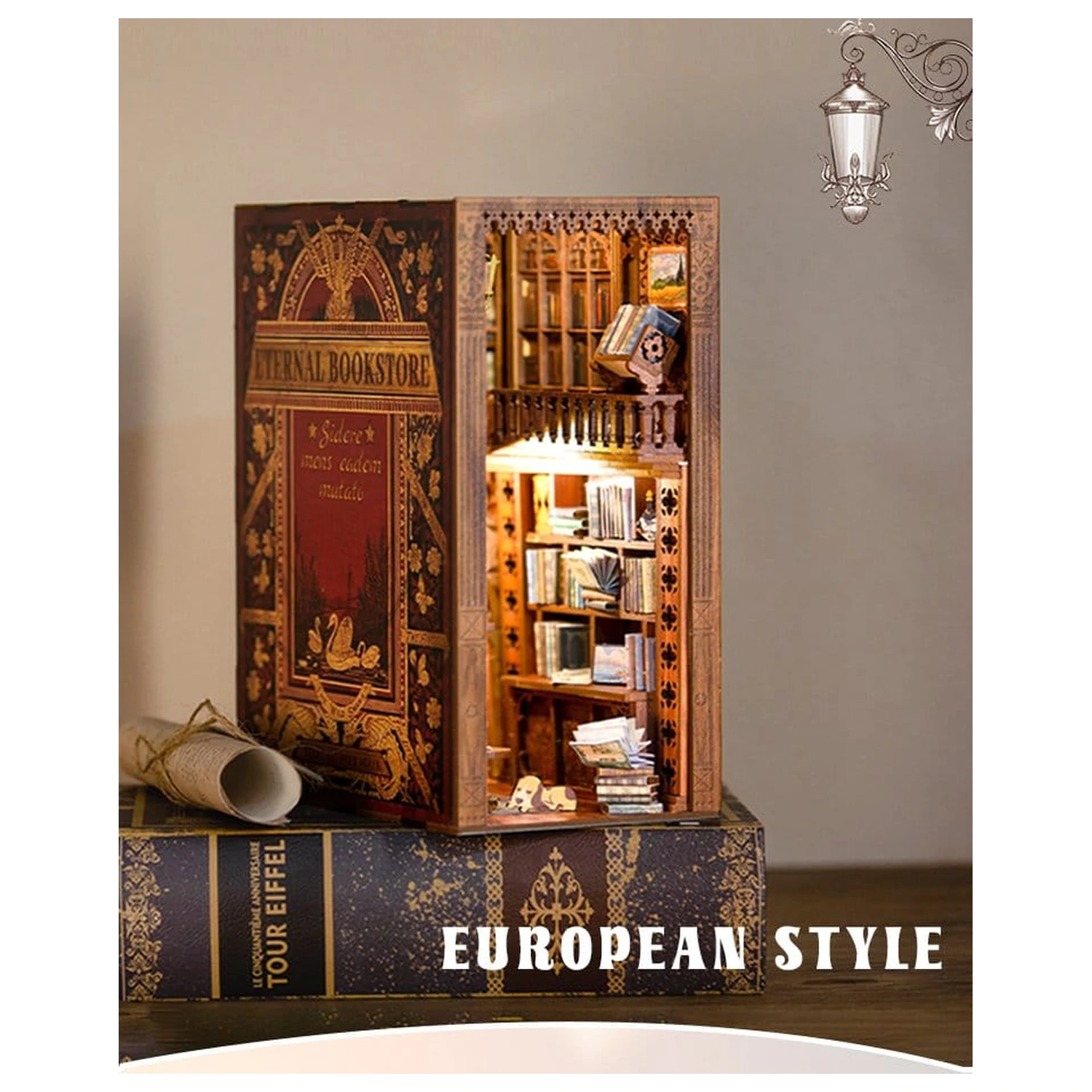 Book Nook Eternal Bookstore 23 x 11 cm fotografii produktu