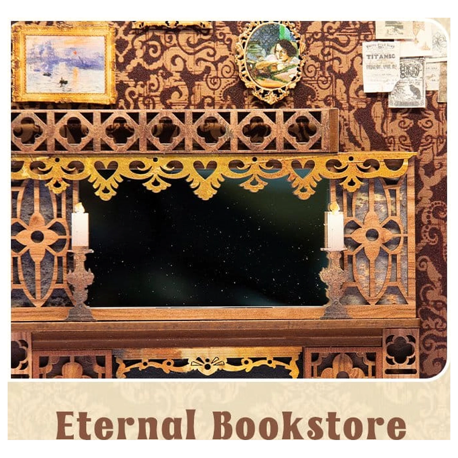 Book Nook Eternal Bookstore 23 x 11 cm fotografii produktu