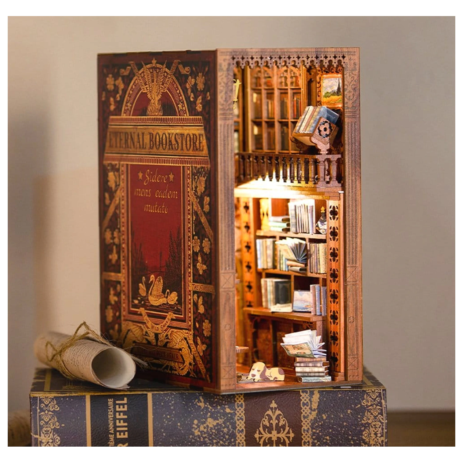 Book Nook Eternal Bookstore 23 x 11 cm fotografii produktu