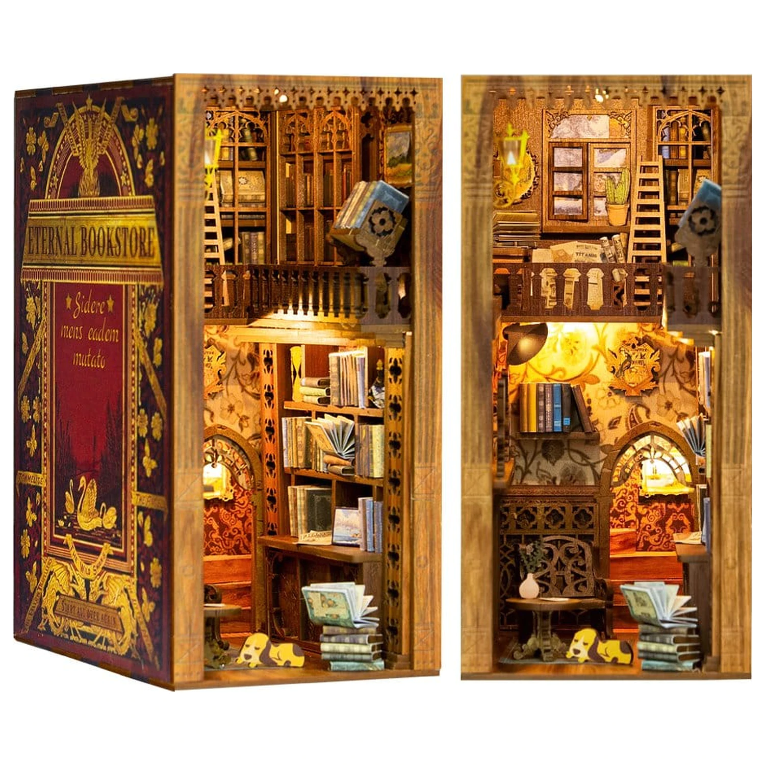 Book Nook Eternal Bookstore 23 x 11 cm fotografii produktu