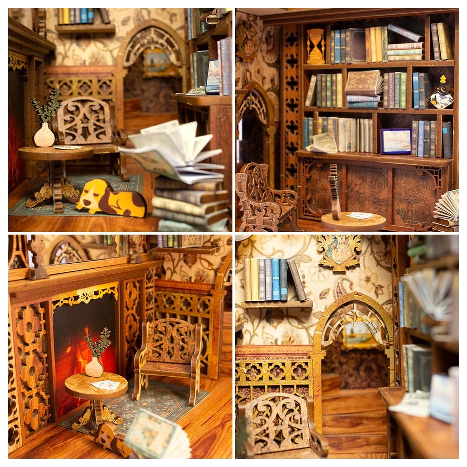 Book Nook Eternal Bookstore 23 x 11 cm fotografii produktu