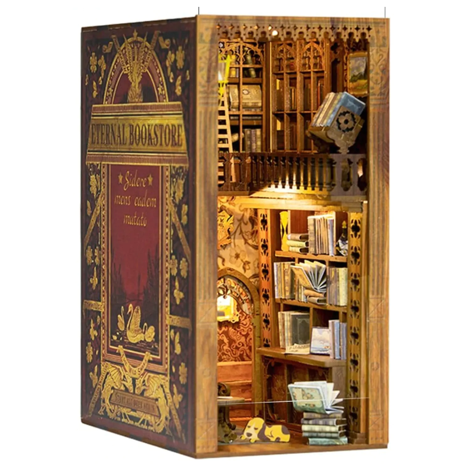 Book Nook Eternal Bookstore 23 x 11 cm fotografii produktu