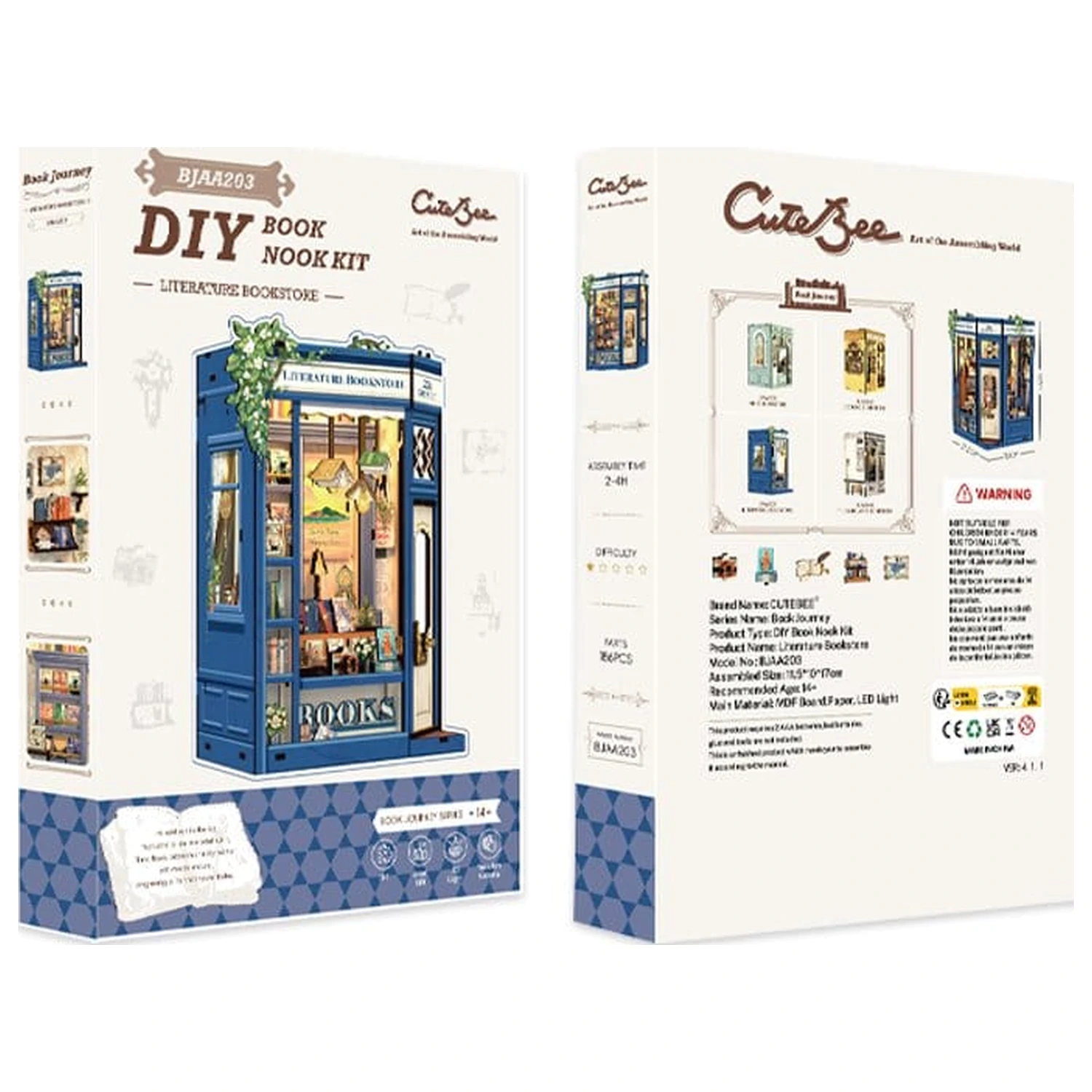 Book Nook Literature Bookstore 17 x 12 cm     fotografii produktu