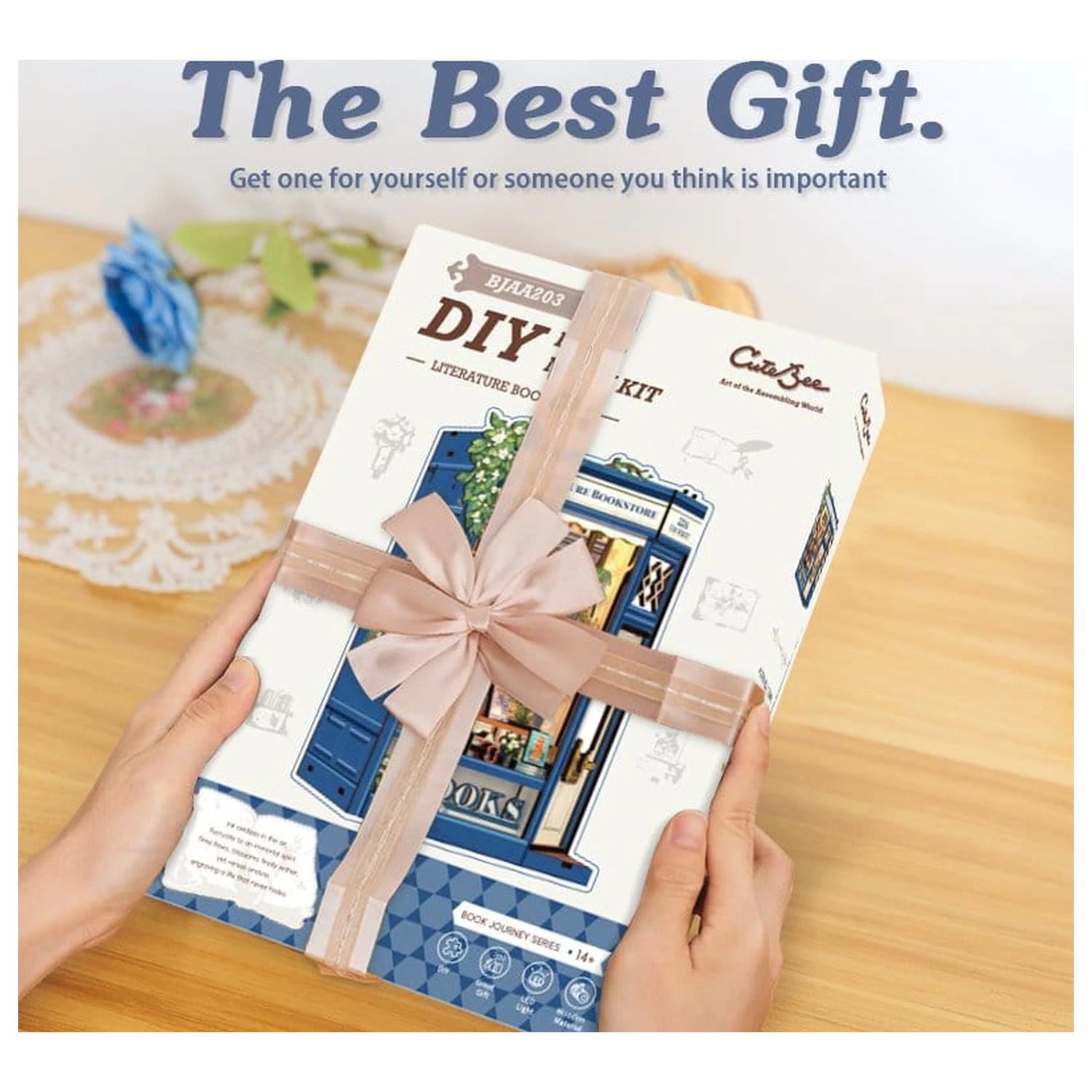 Book Nook Literature Bookstore 17 x 12 cm     fotografii produktu