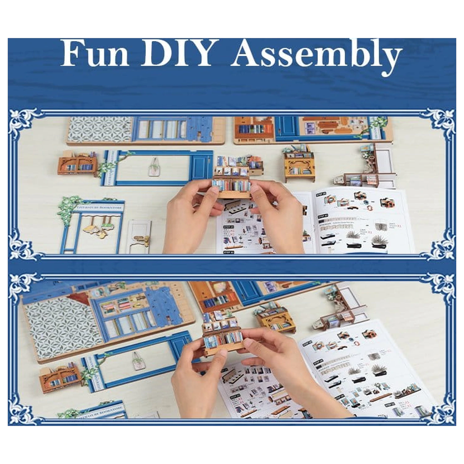 Book Nook Literature Bookstore 17 x 12 cm     fotografii produktu