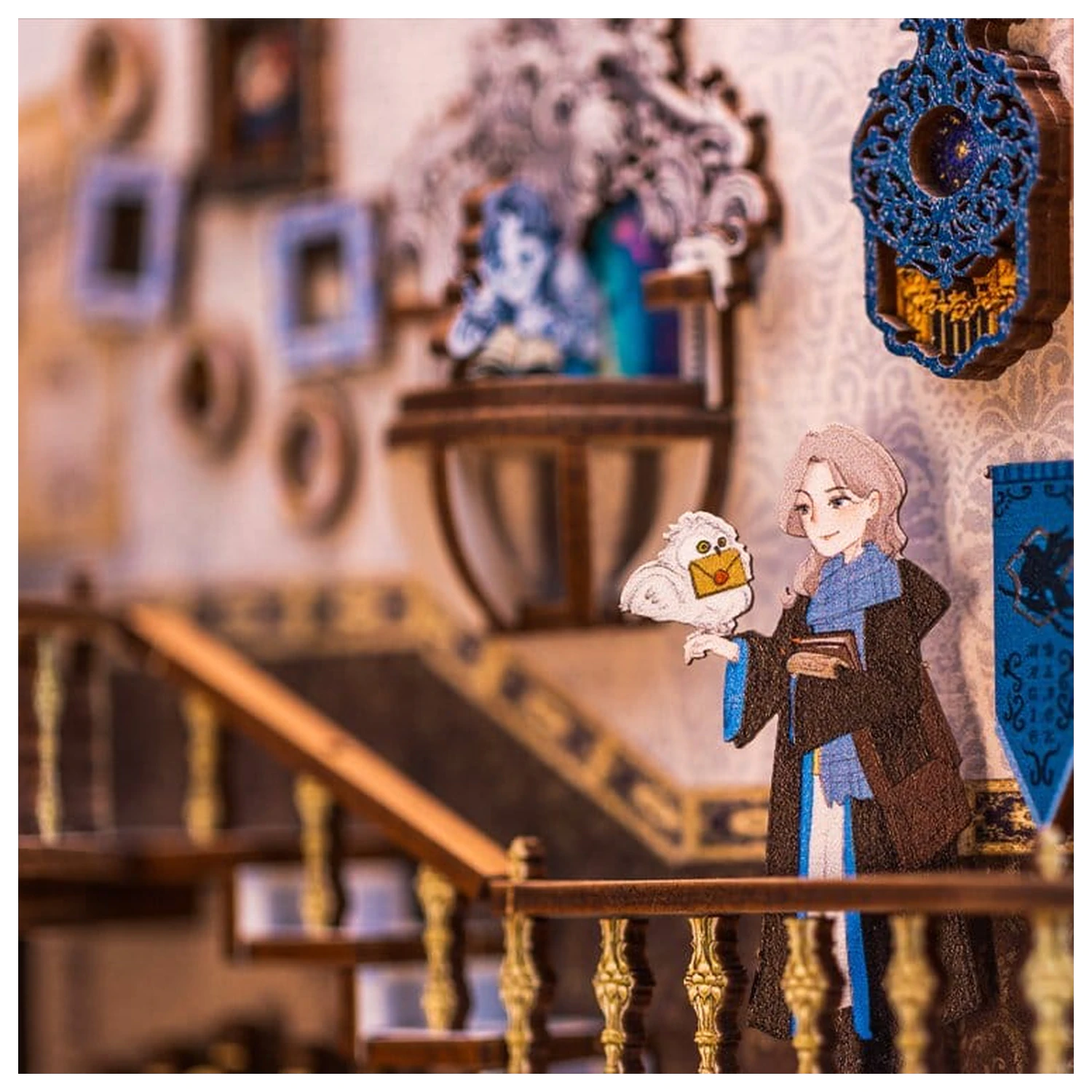 Book Nook Nebula Společenská místnost 23 x 11 cm fotografii produktu