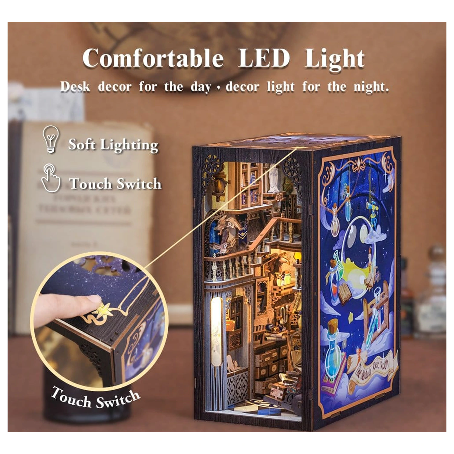 Book Nook Nebula Společenská místnost 23 x 11 cm fotografii produktu