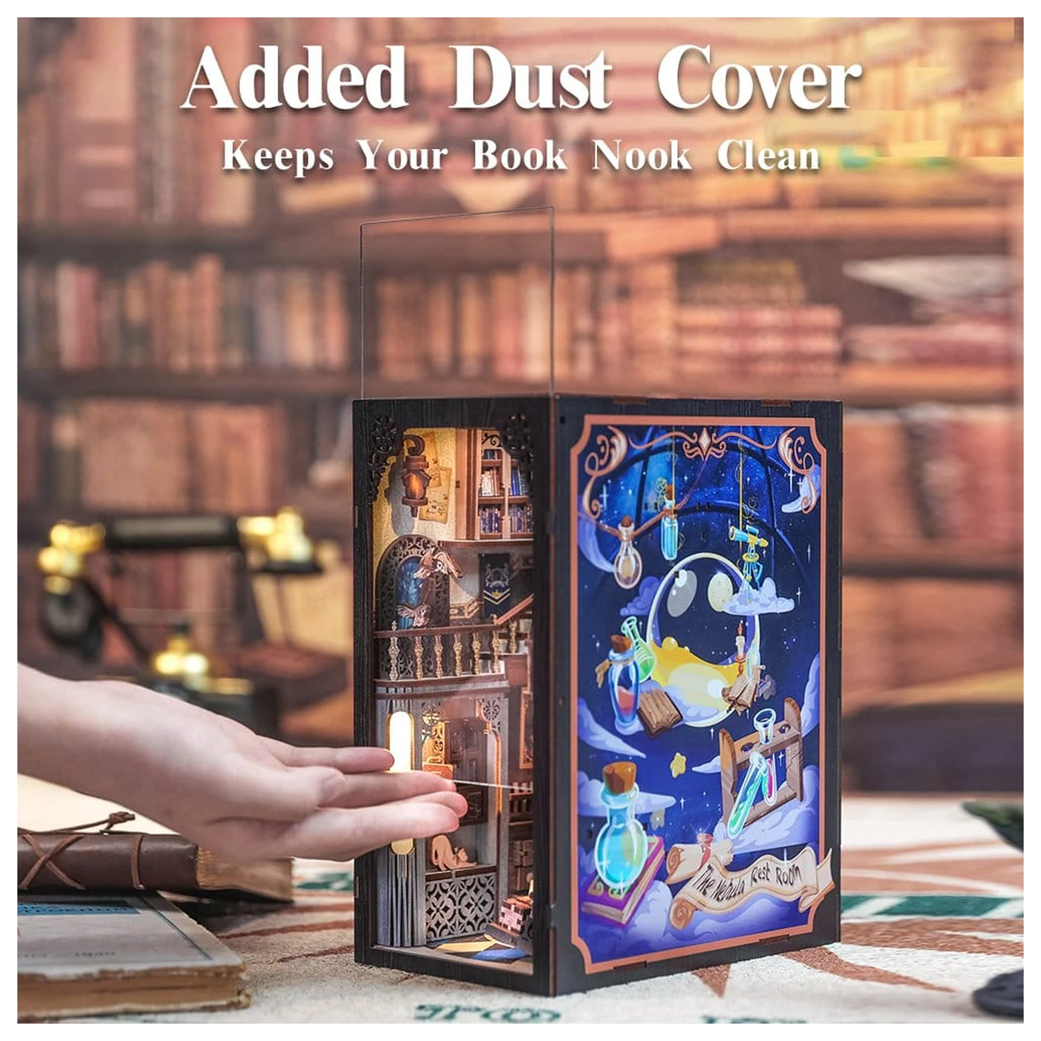 Book Nook Nebula Společenská místnost 23 x 11 cm fotografii produktu