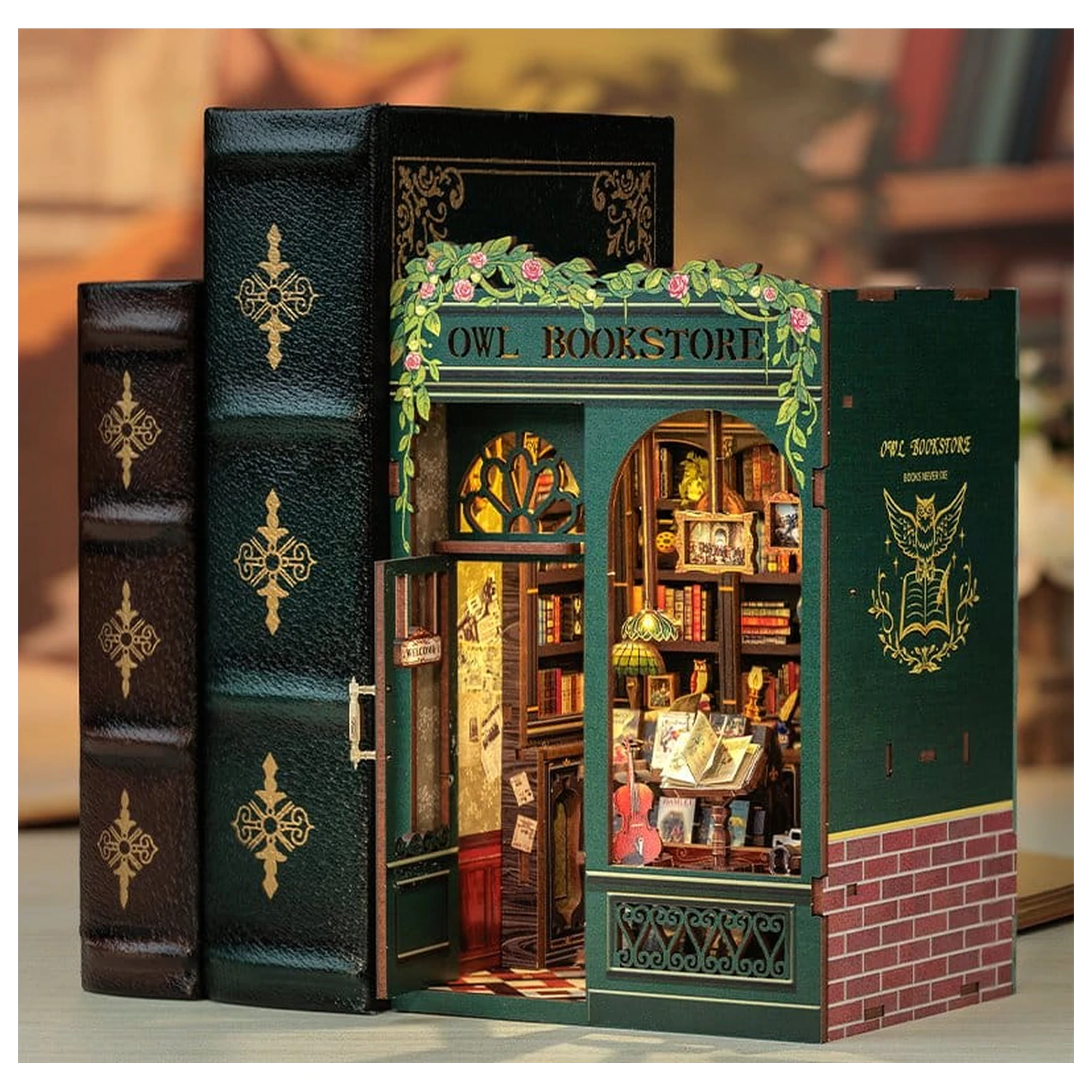 Book Nook Sova knihkupectví 17 x 12 cm fotografii produktu