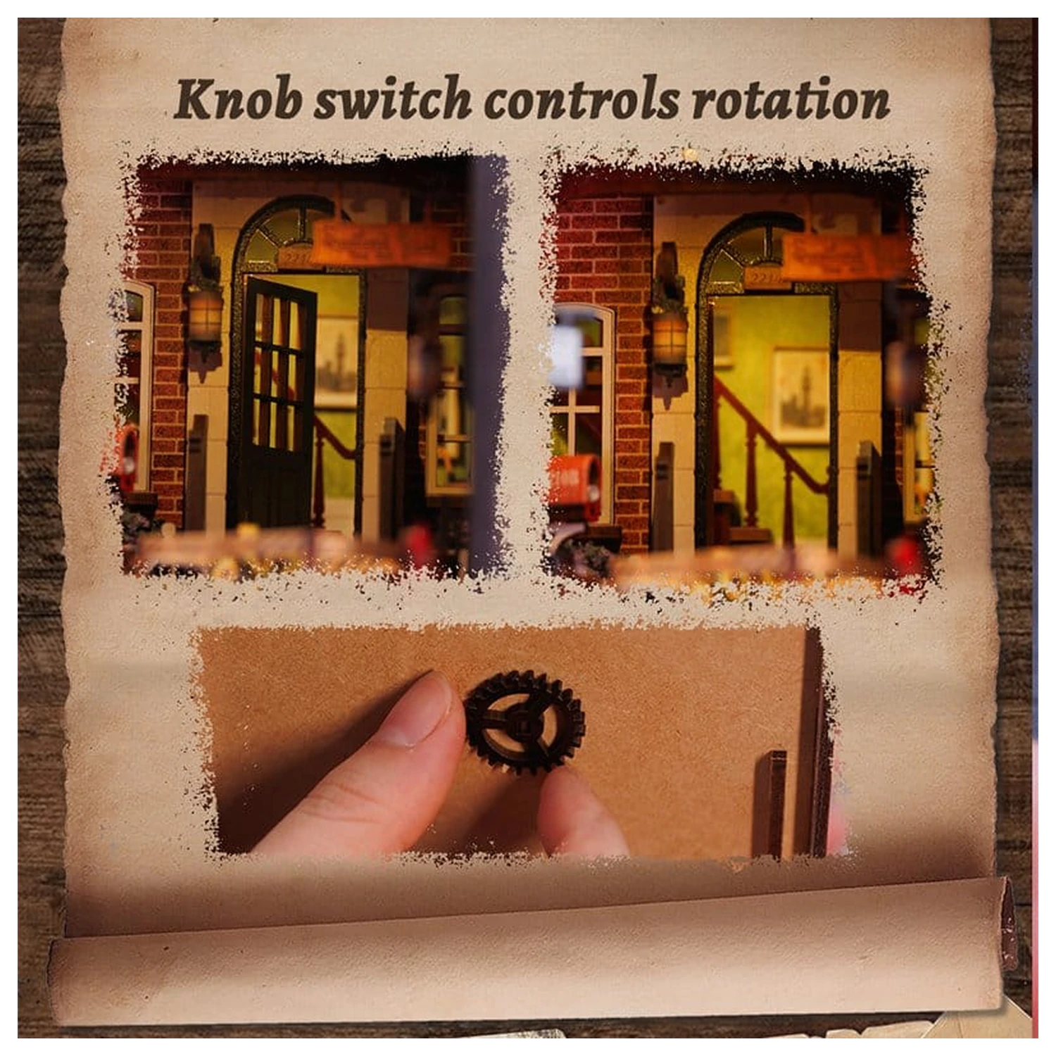 Book Nook Rose Detective Agency 23 x 11 cm fotografii produktu