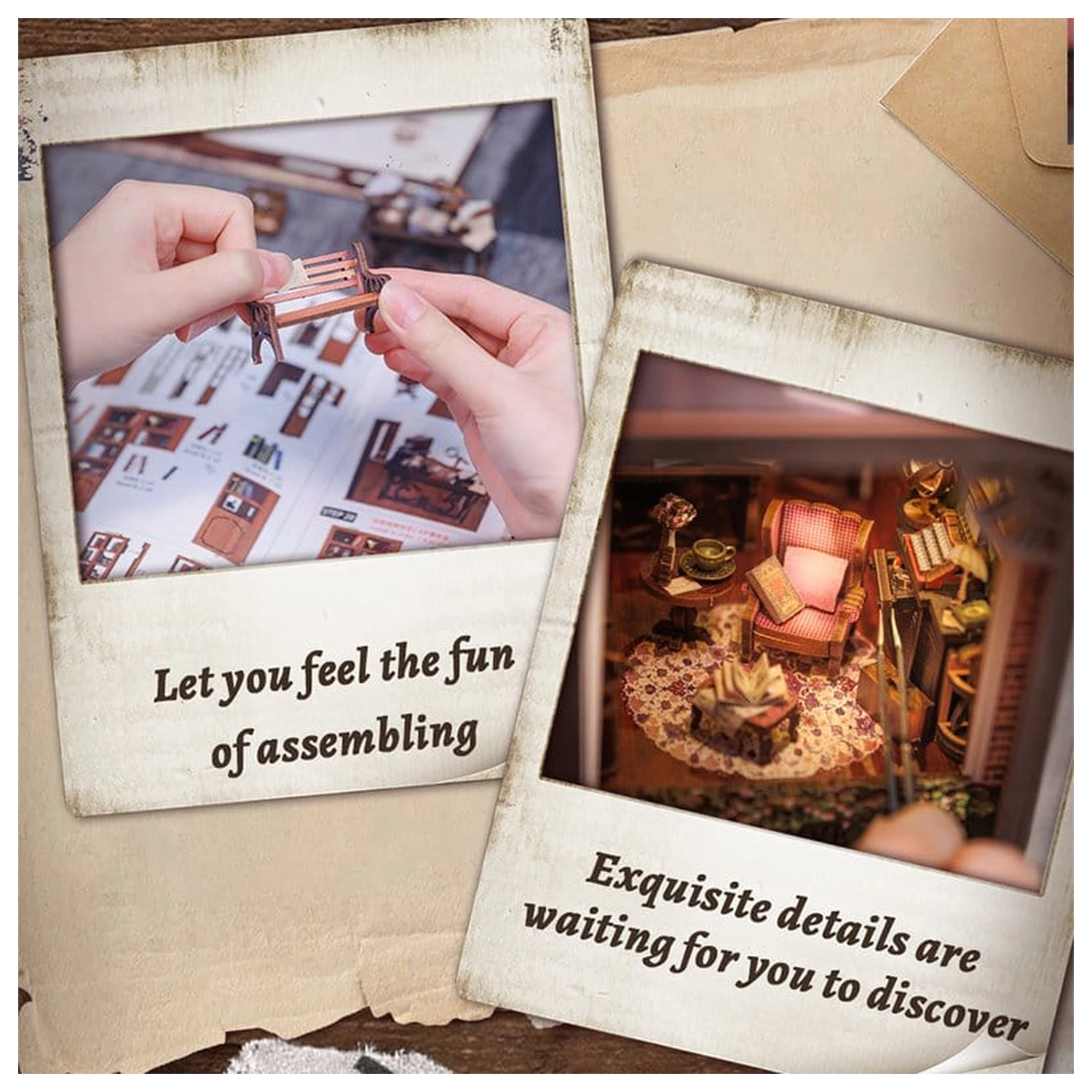 Book Nook Rose Detective Agency 23 x 11 cm fotografii produktu