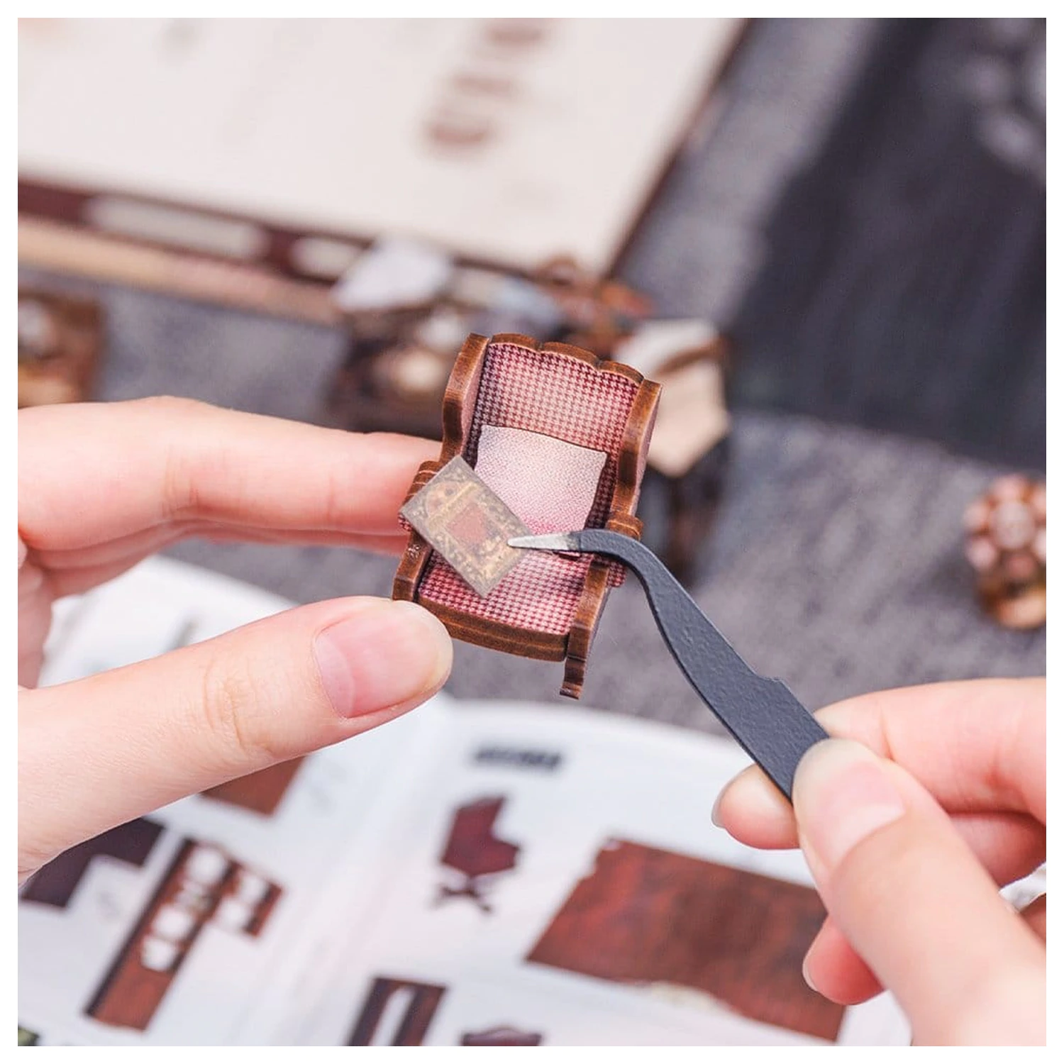 Book Nook Rose Detective Agency 23 x 11 cm fotografii produktu