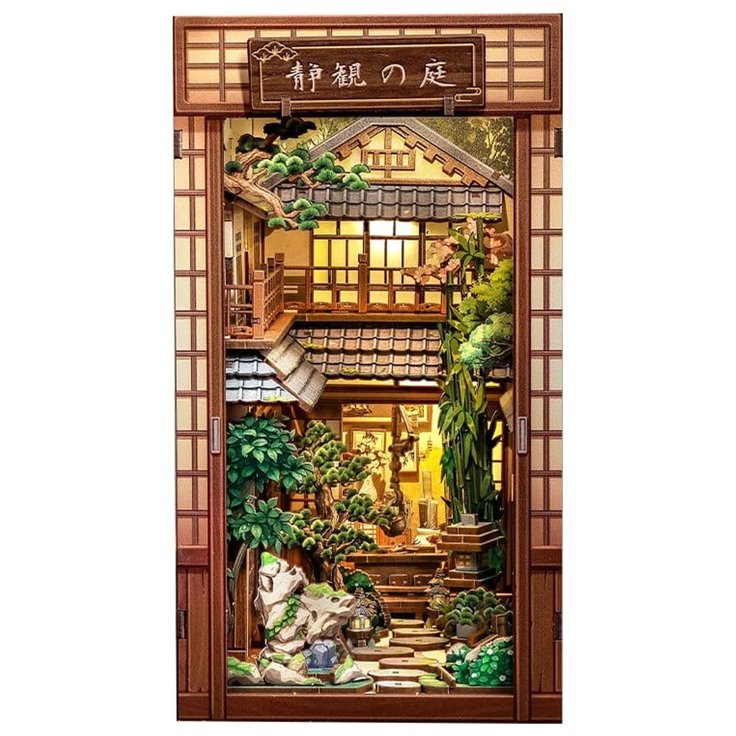 Book Nook Serene Courtyard 22 x 12 cm fotografii produktu