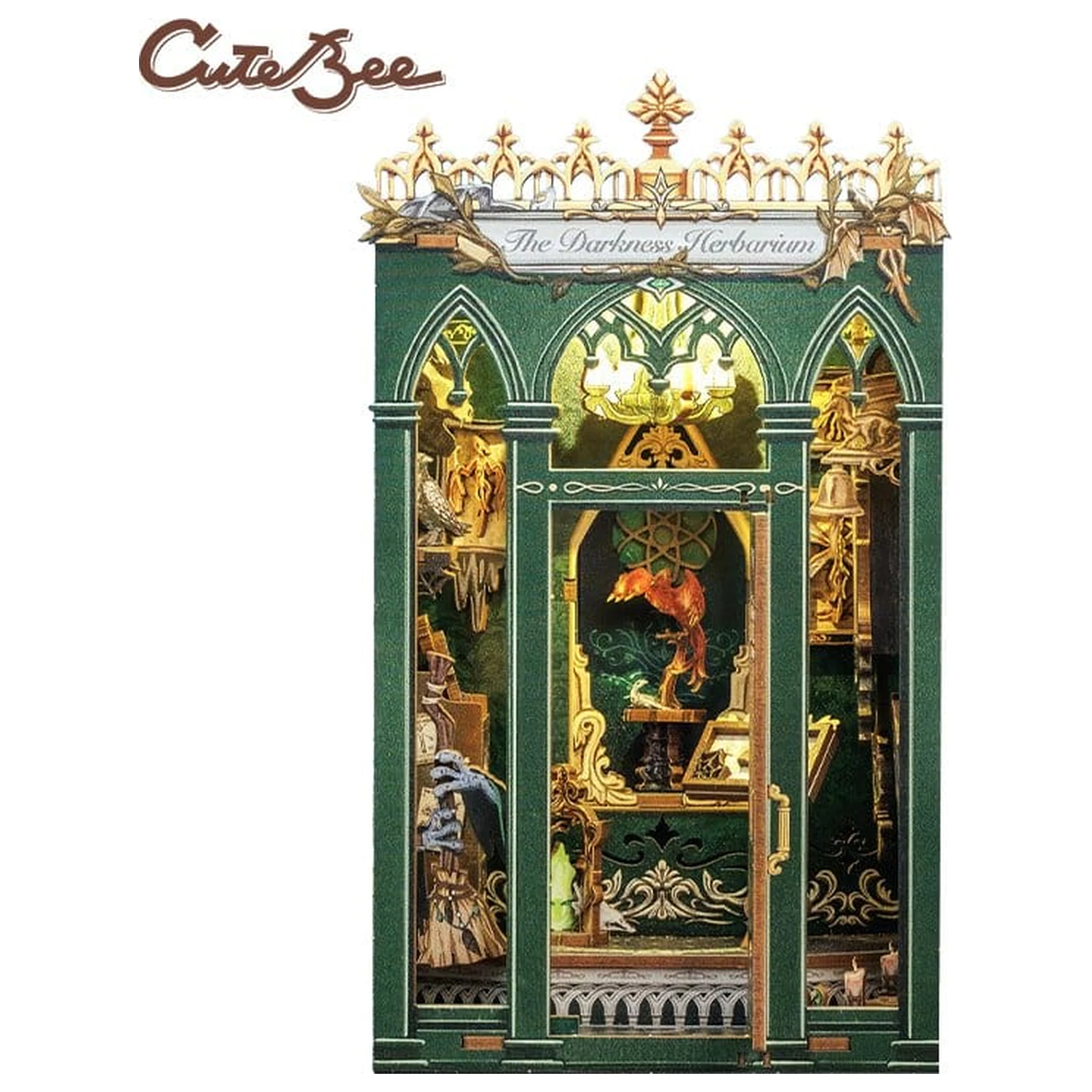 Book Nook The Darkness Herbarium 17 x 12 cm fotografii produktu